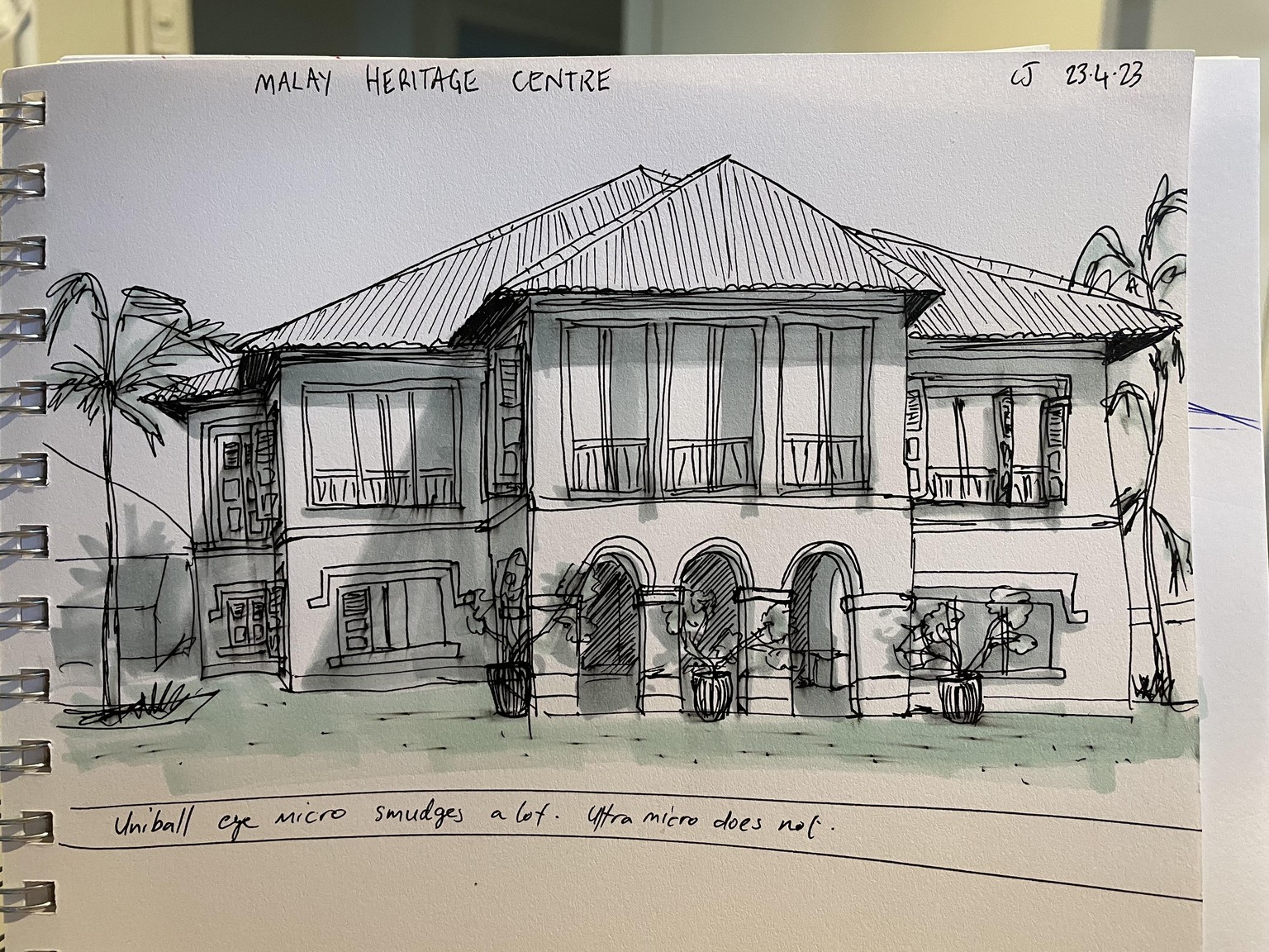 How to Draw on Location: An Urban Sketching Course - image 2 - student project