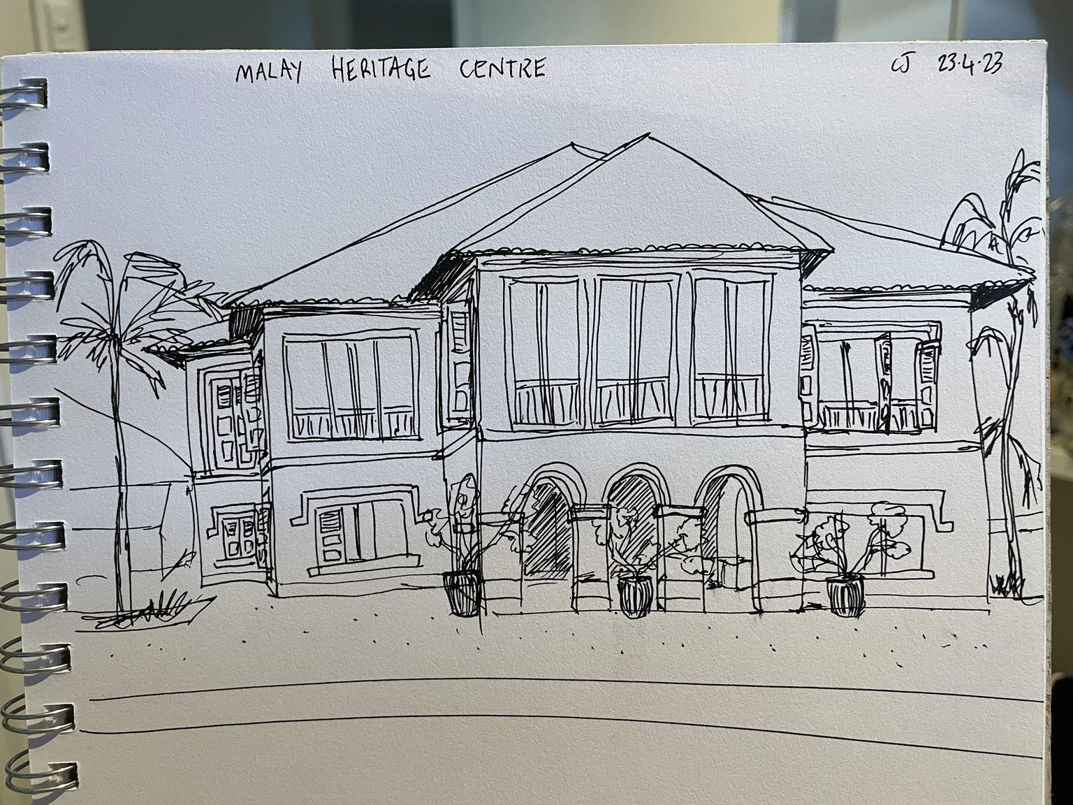 How to Draw on Location: An Urban Sketching Course - image 1 - student project