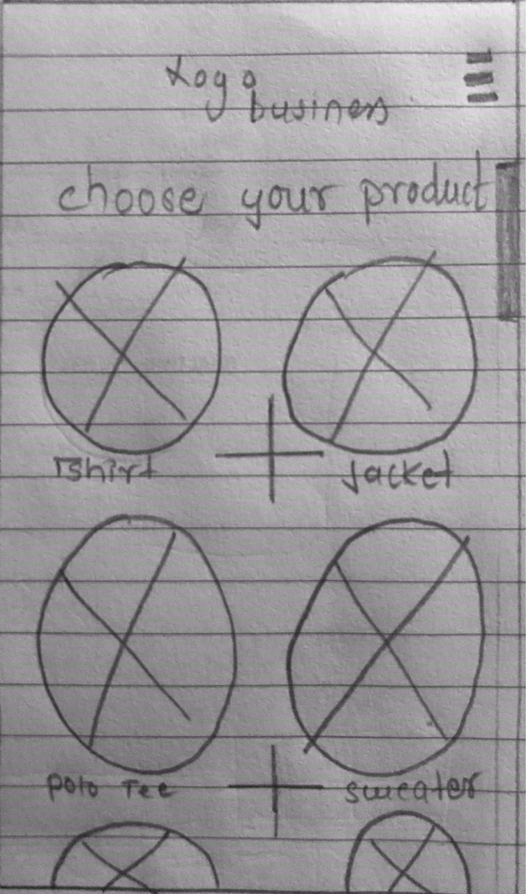 Logo business wireframes - image 2 - student project