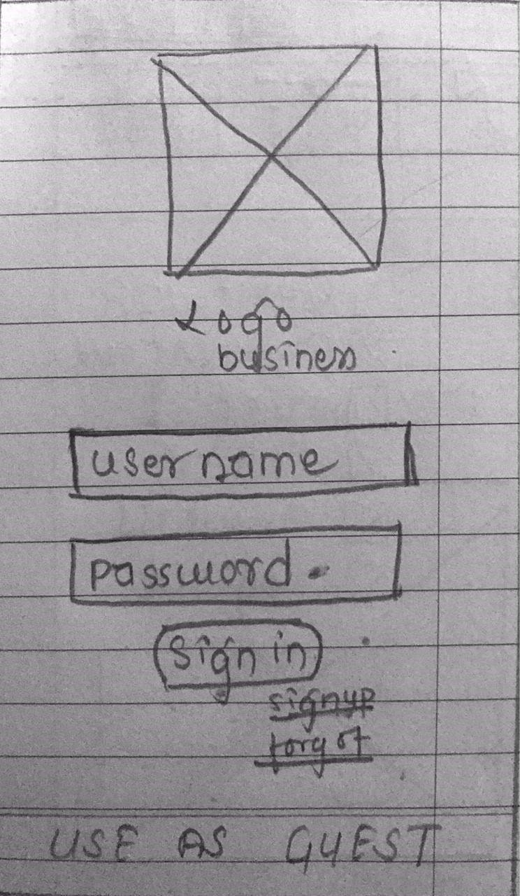 Logo business wireframes - image 8 - student project