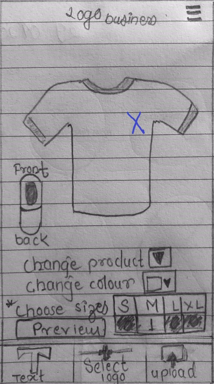 Logo business wireframes - image 3 - student project