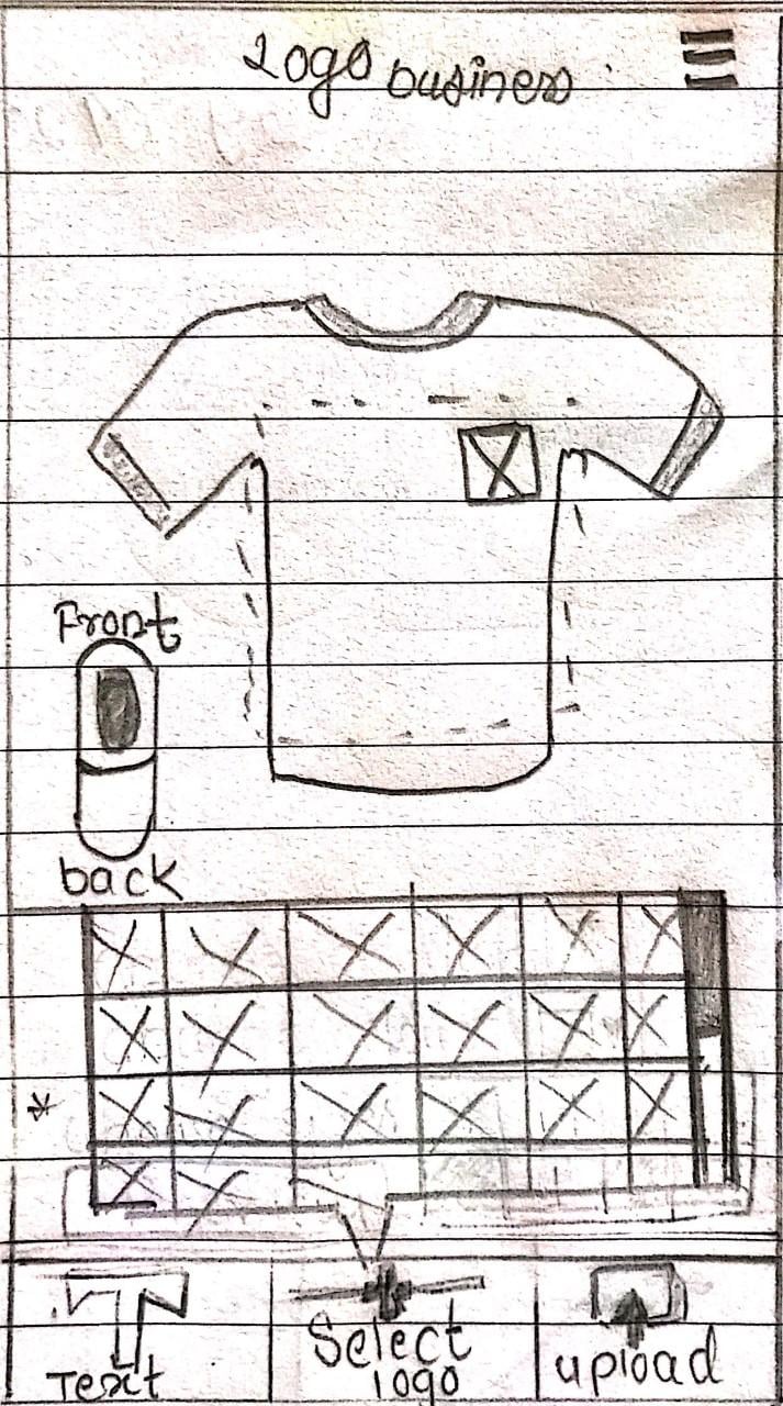 Logo business wireframes - image 5 - student project