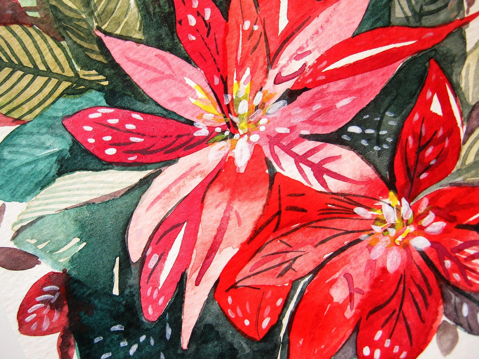 Painting Holiday florals in Spring, who else is painting them? - image 4 - student project