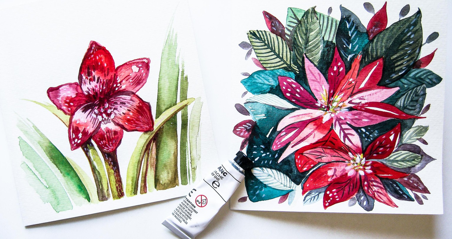 Painting Holiday florals in Spring, who else is painting them? - image 1 - student project