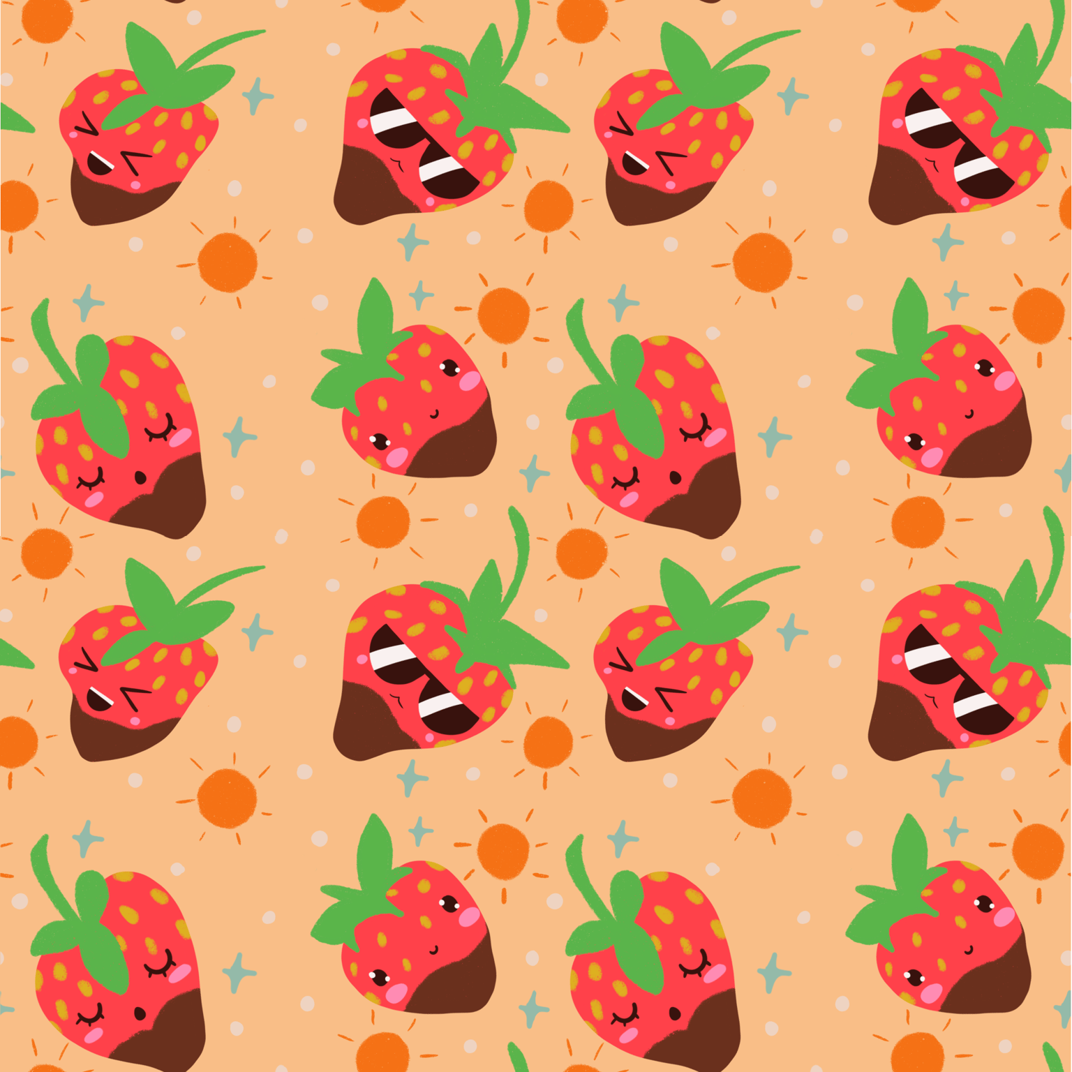 Procreate Pattern Brushes - image 1 - student project
