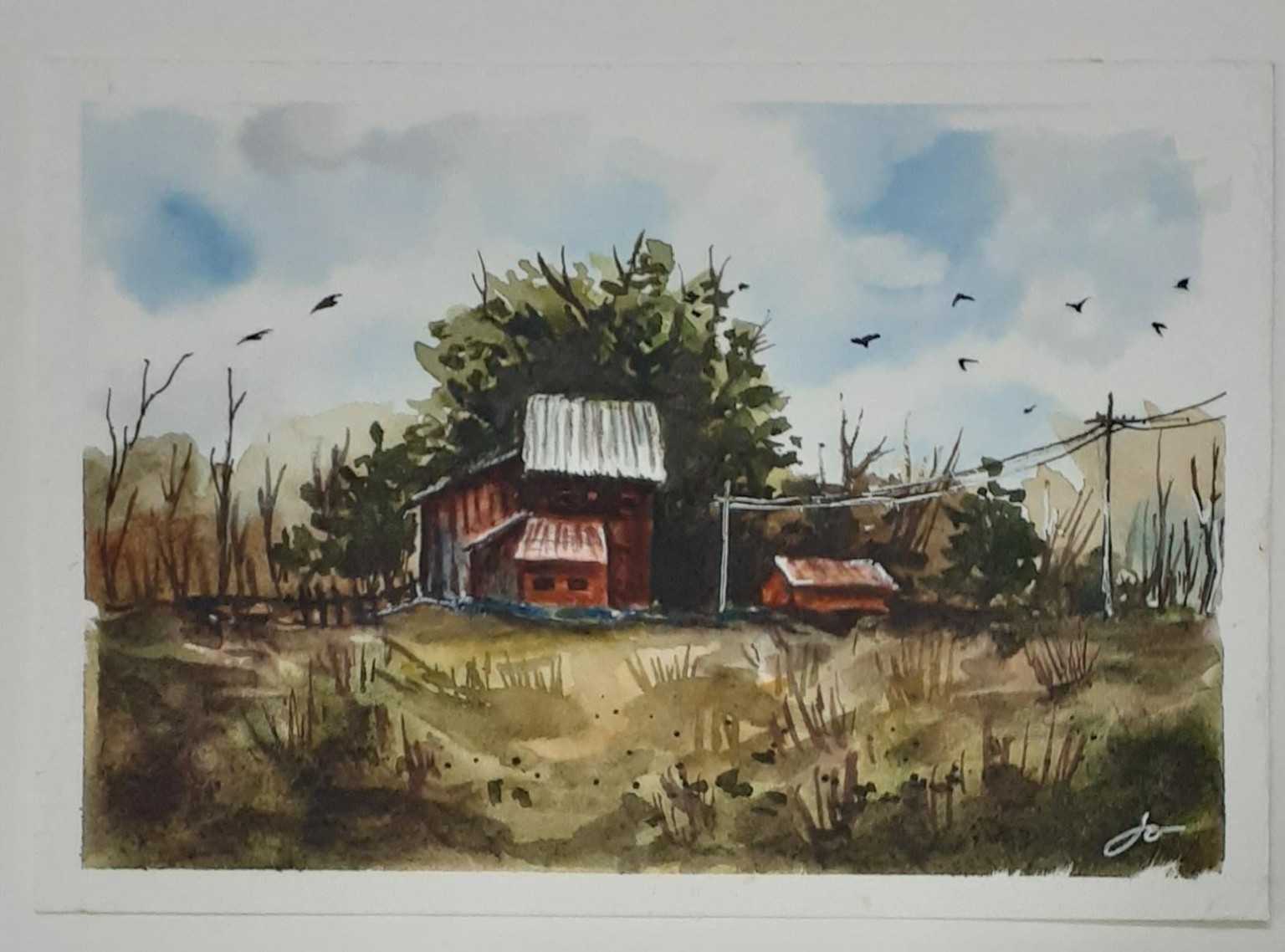 Village inspired landscape - image 1 - student project