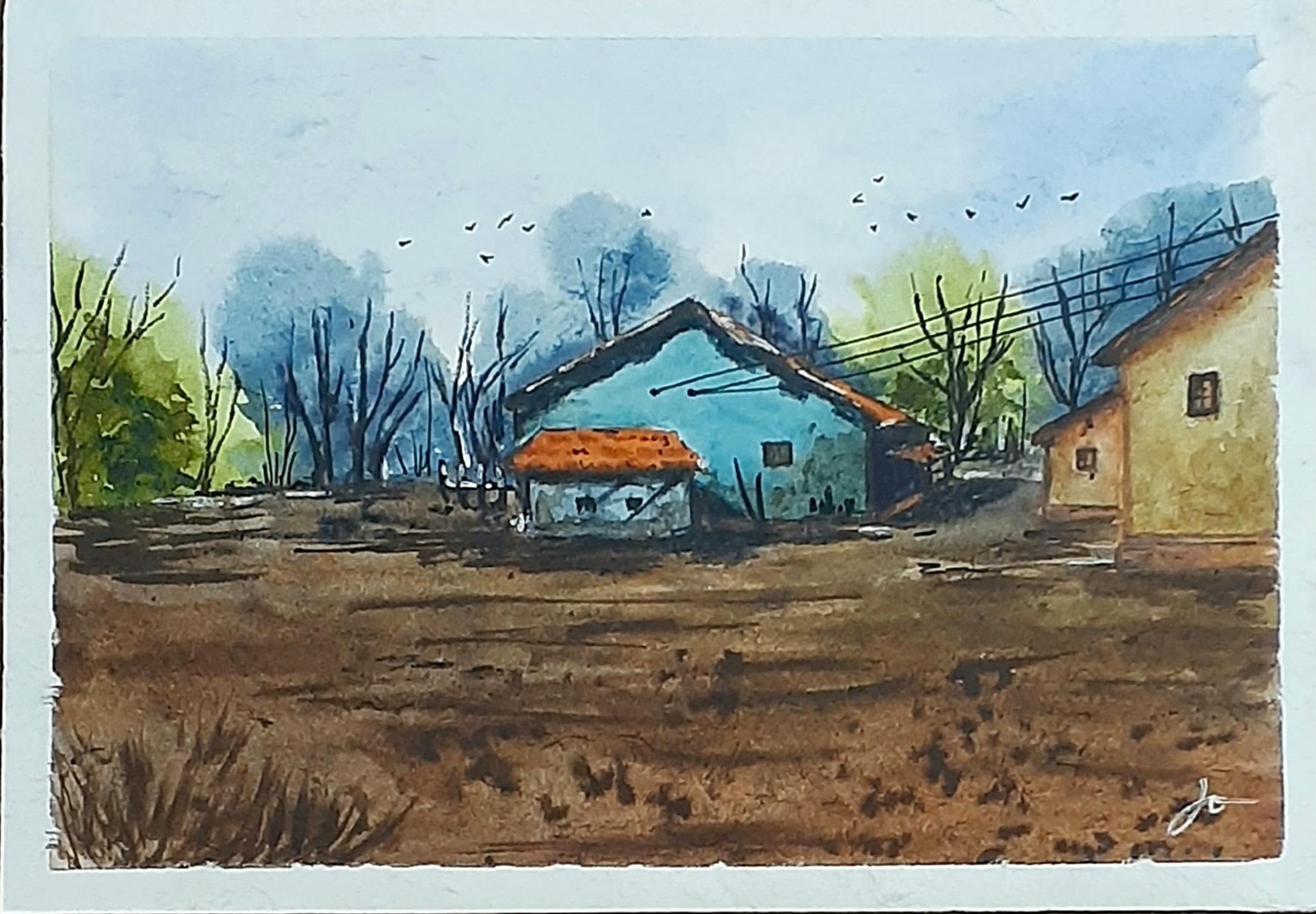 Village inspired landscape - image 3 - student project
