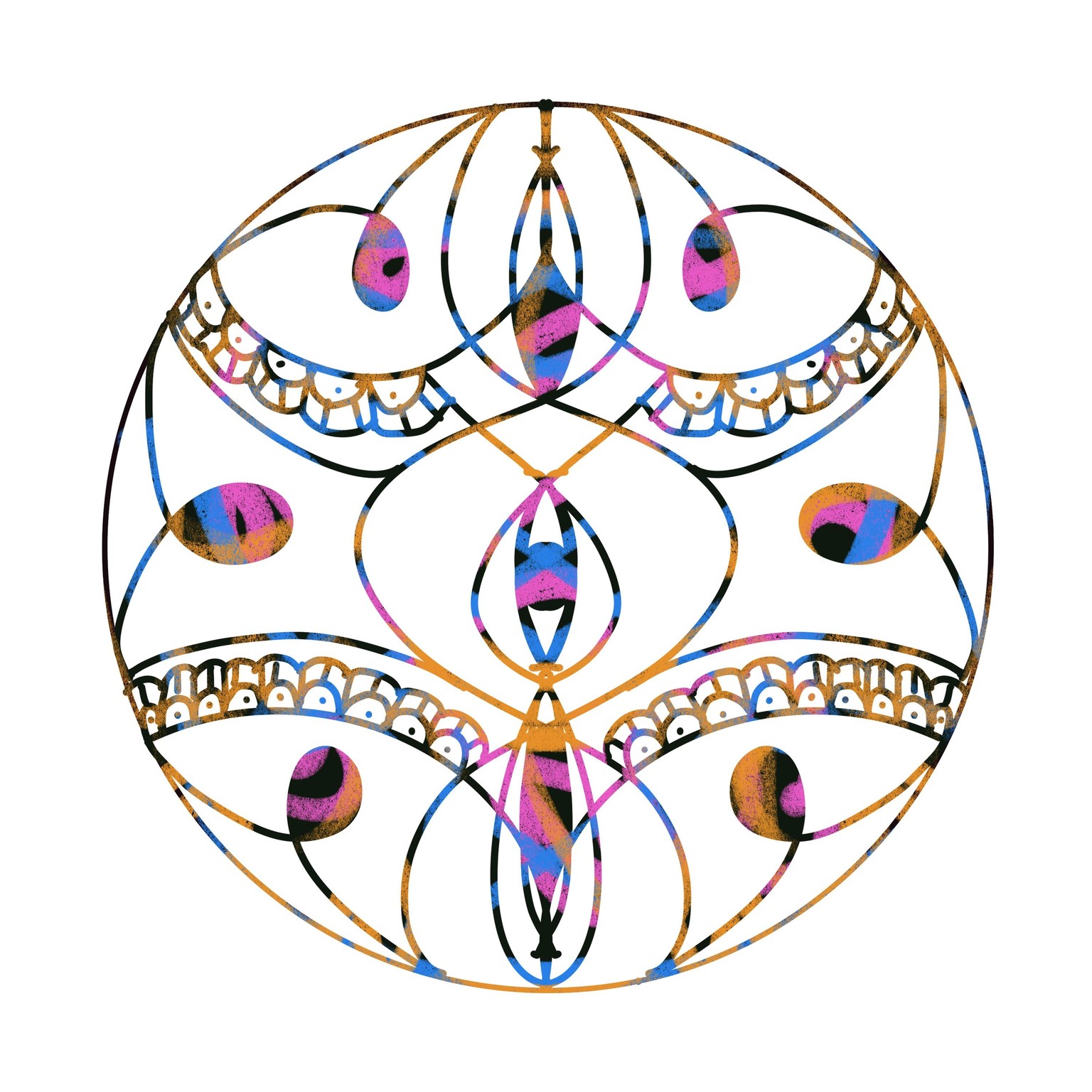 Mandolin with Alpha lock and clipping mask - image 1 - student project