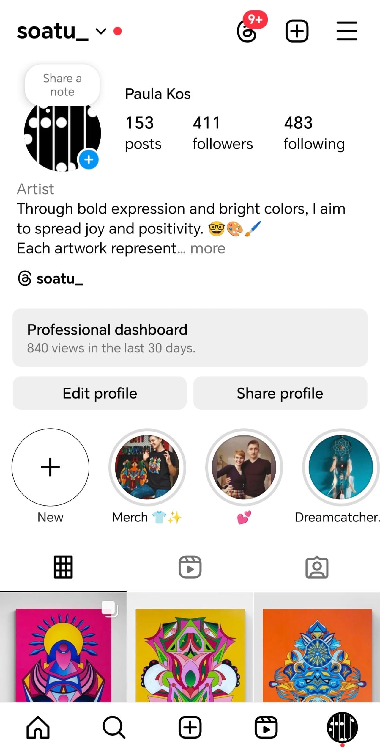 SoaTu Art Account - image 1 - student project
