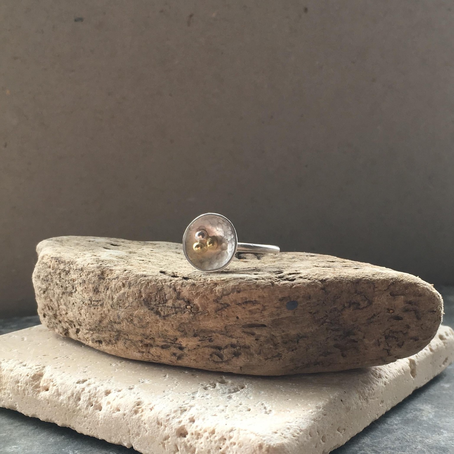 Flower (not stud earrings) ring - image 1 - student project