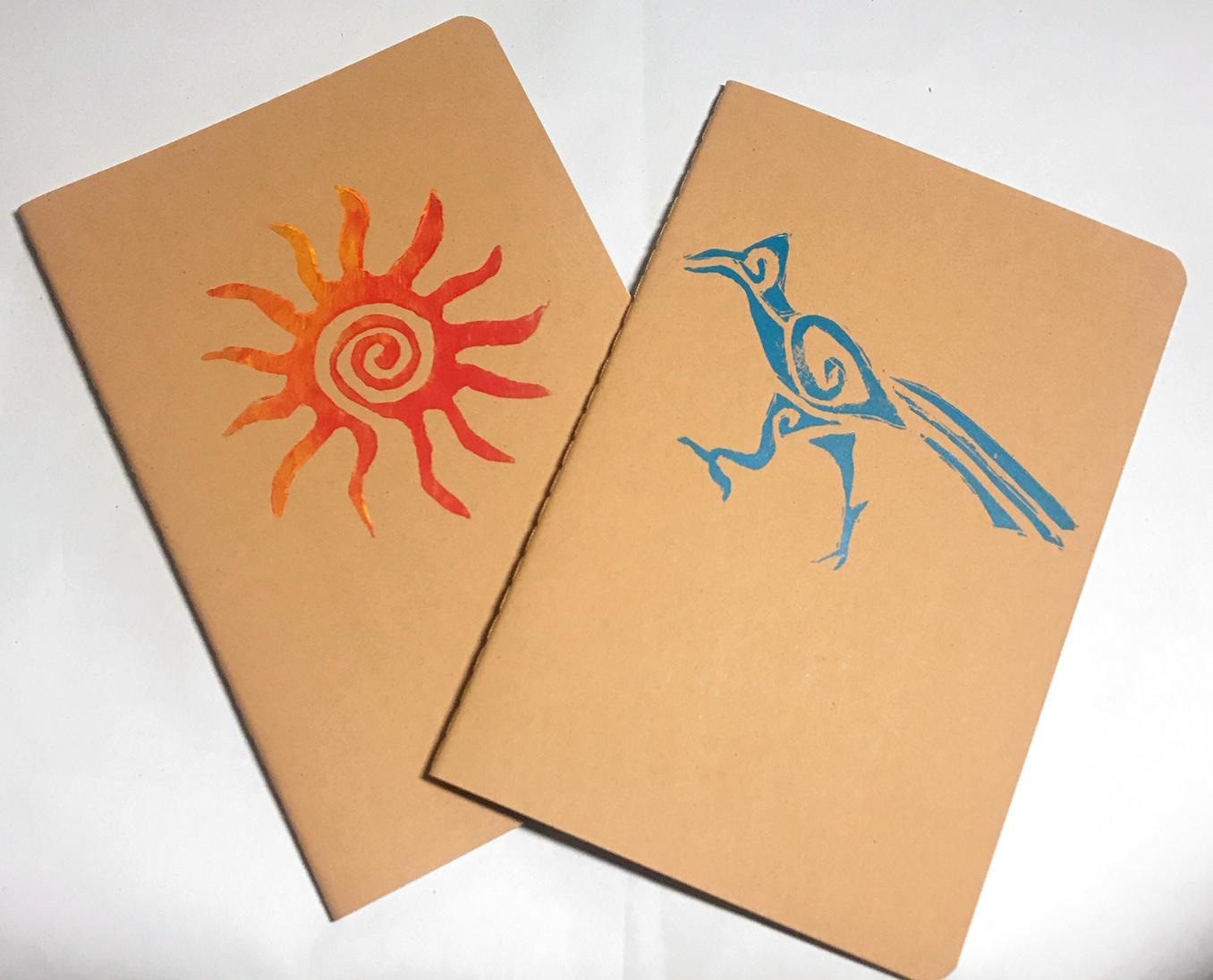 Block Printed Journals, Postcards, and Coasters! - image 1 - student project