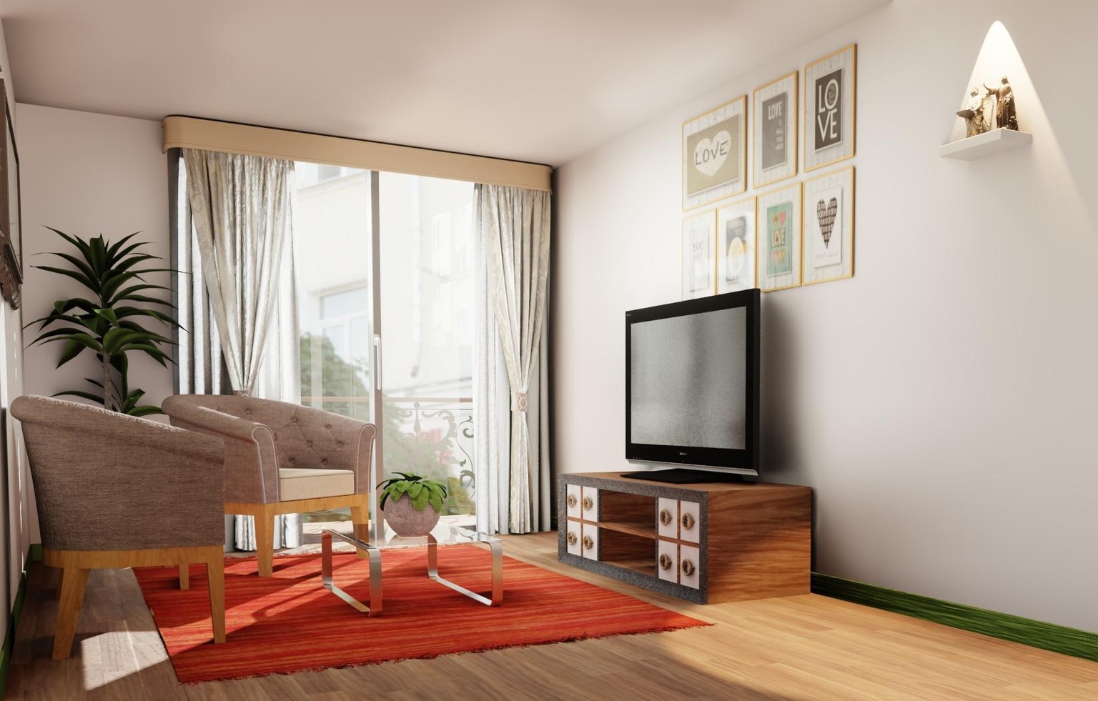 Archviz in Blender 2.81       Eevee Rendering - image 9 - student project
