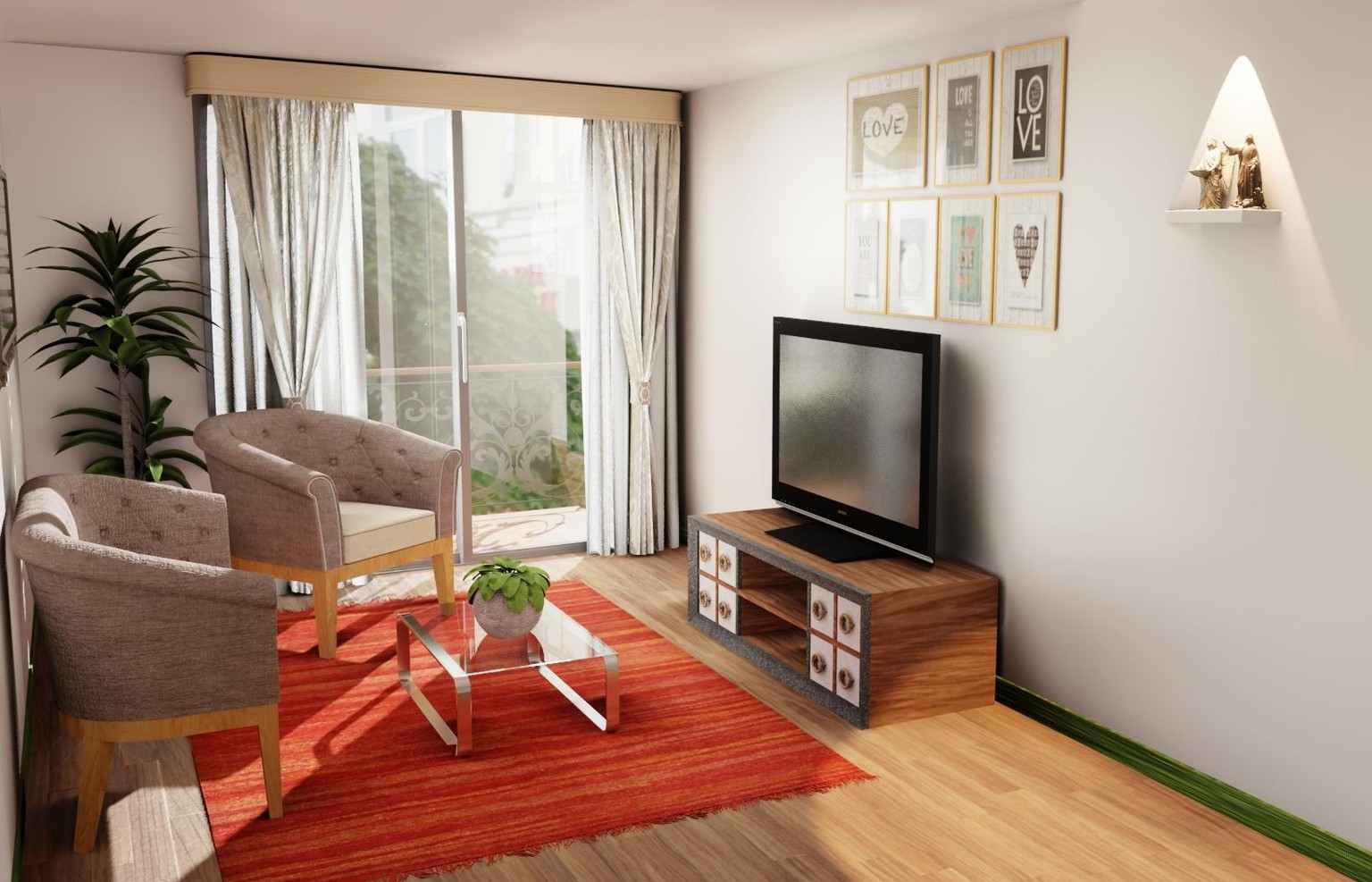 Archviz in Blender 2.81       Eevee Rendering - image 8 - student project
