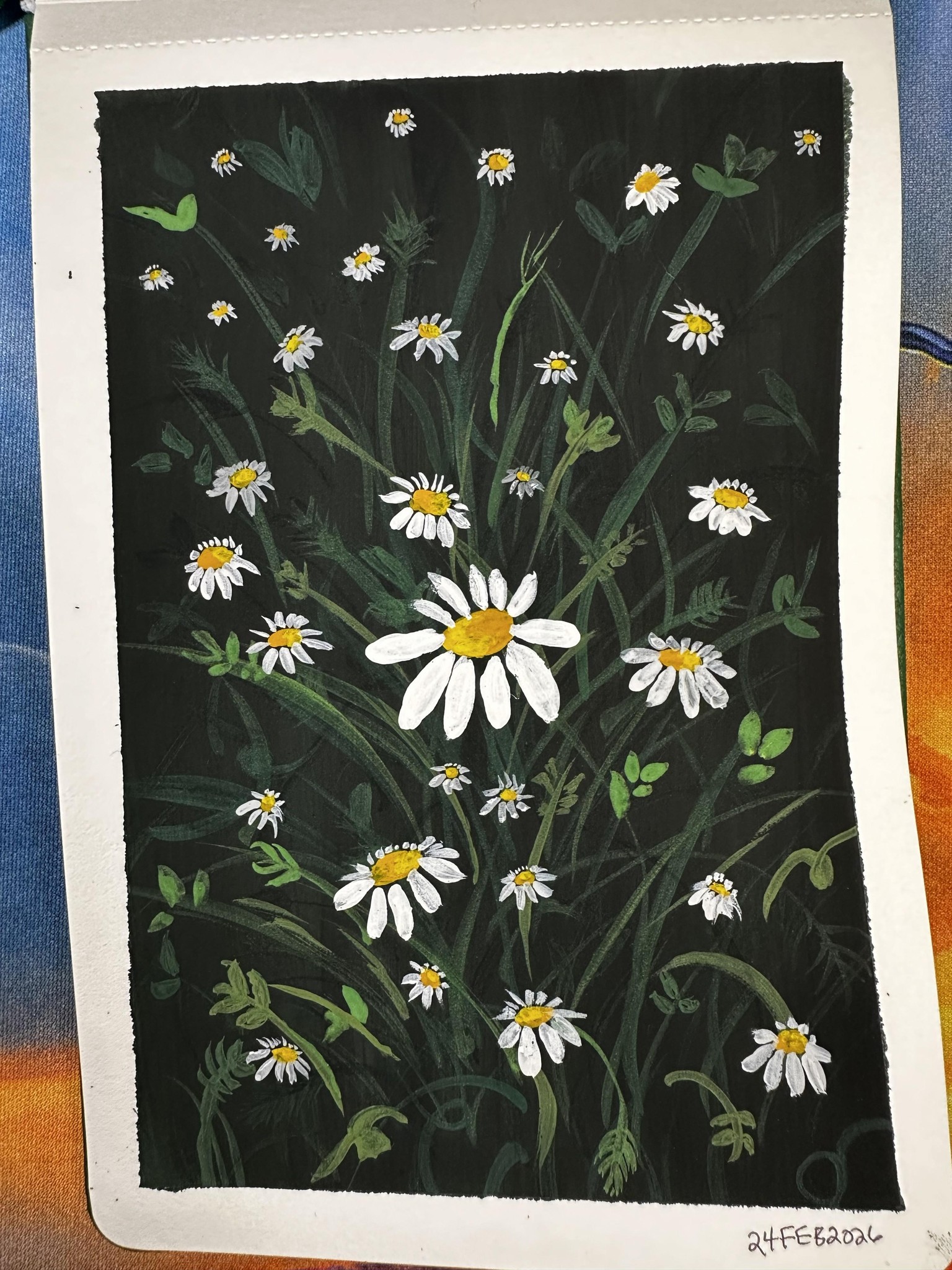 Floral Gouache Painting - image 1 - student project