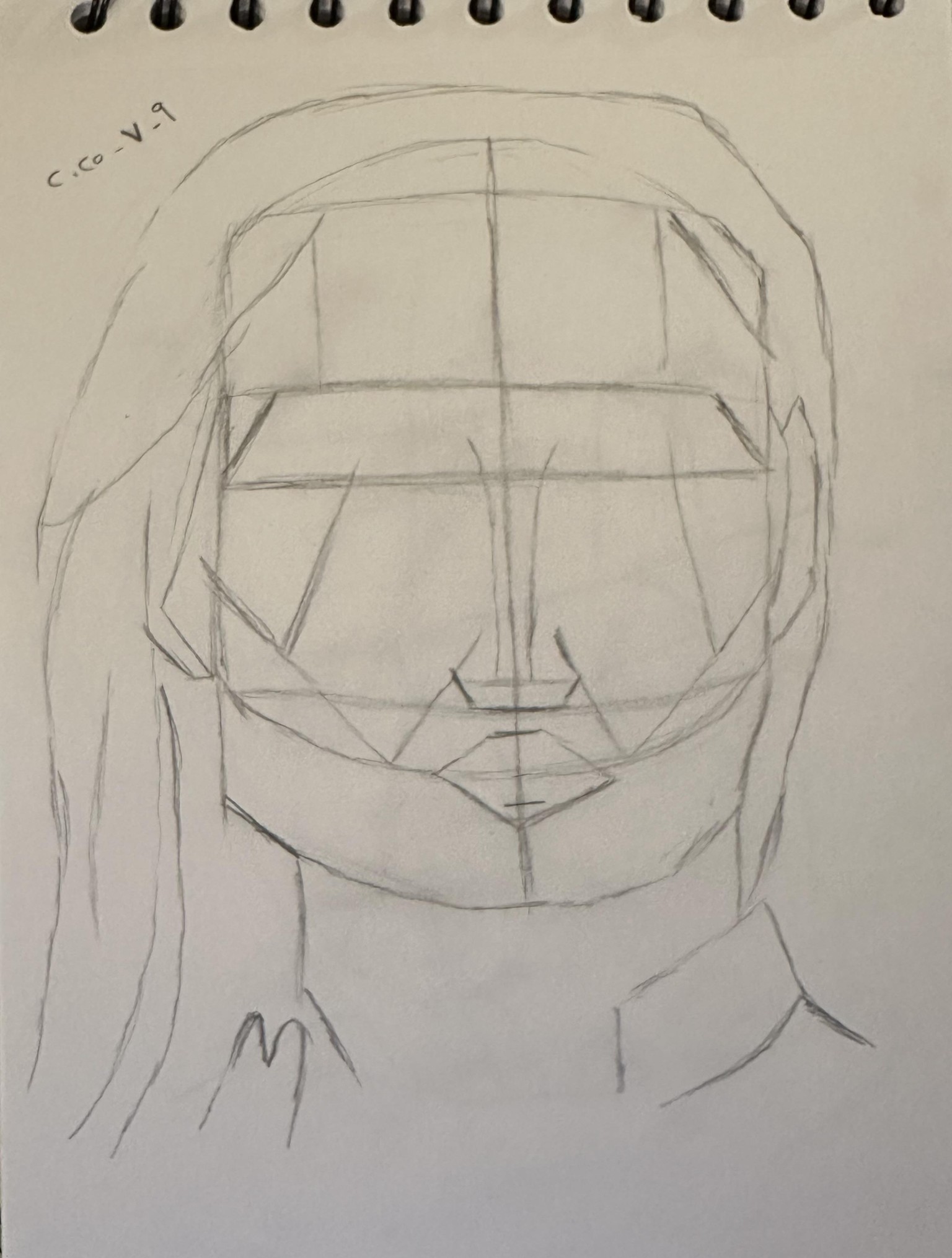 My first time trying a loomis method - image 3 - student project