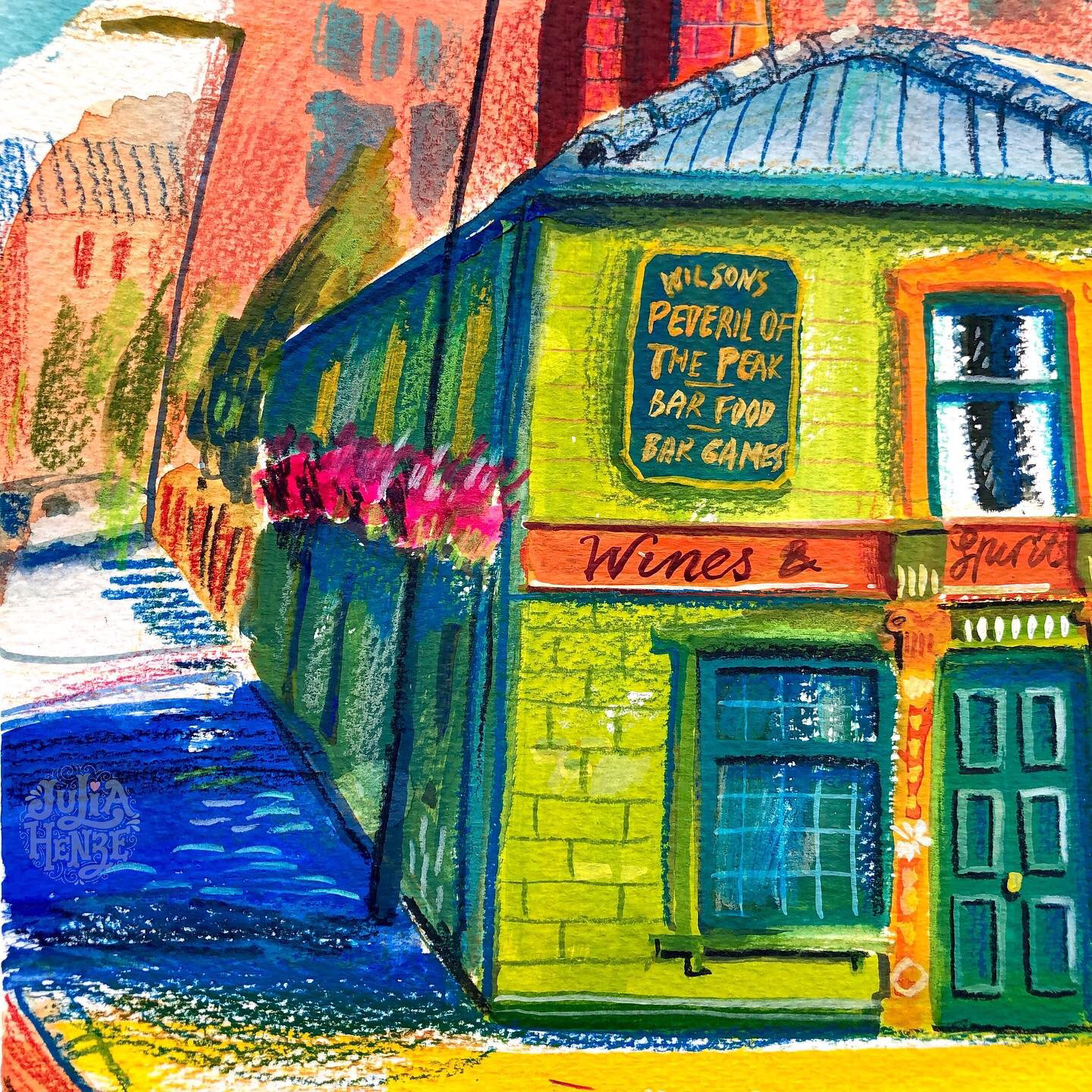 Draw with Me: Expressive Sketching with Gouache & Colored Pencils - Sample Proje - image 5 - student project