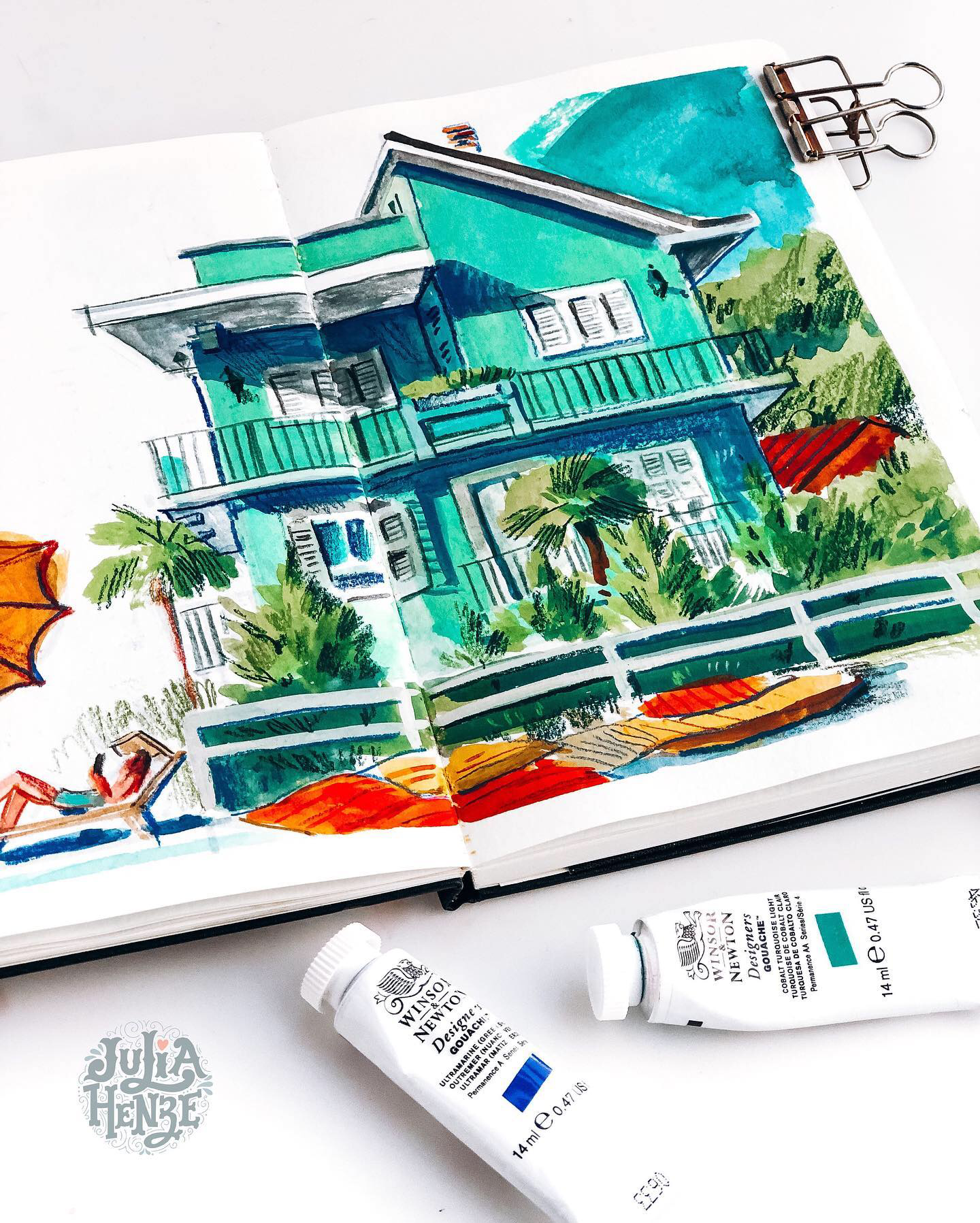 Draw with Me: Expressive Sketching with Gouache & Colored Pencils - Sample Proje - image 6 - student project