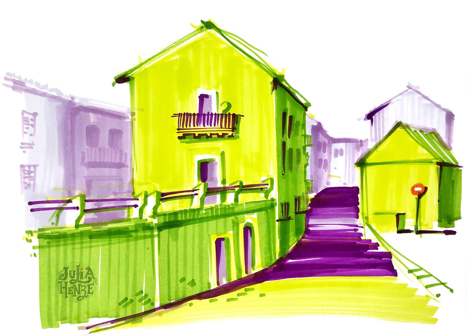 Drawing with a limited color palette - image 3 - student project