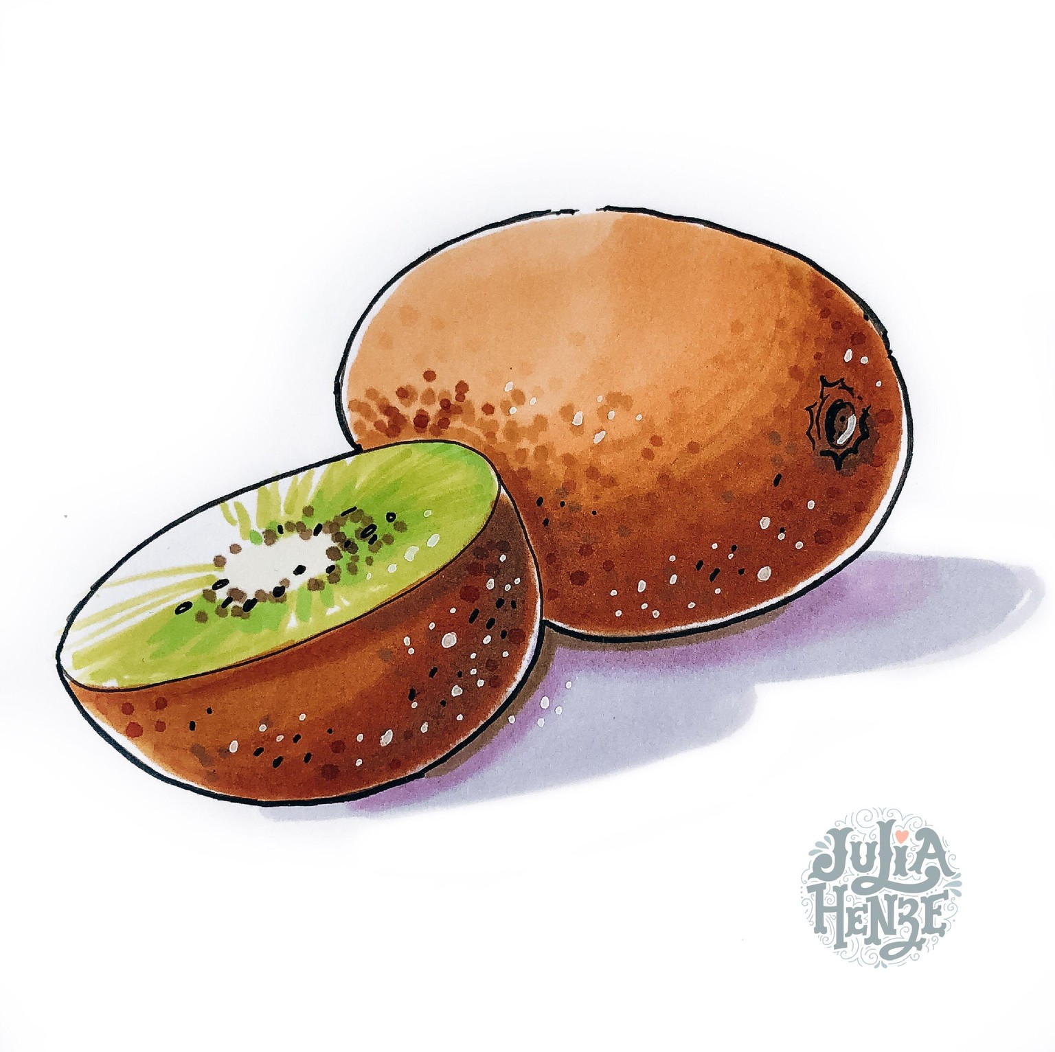 SAMPLE PROJECT | Drawing with Markers: Learn How to Sketch Expressive Fruits - image 1 - student project