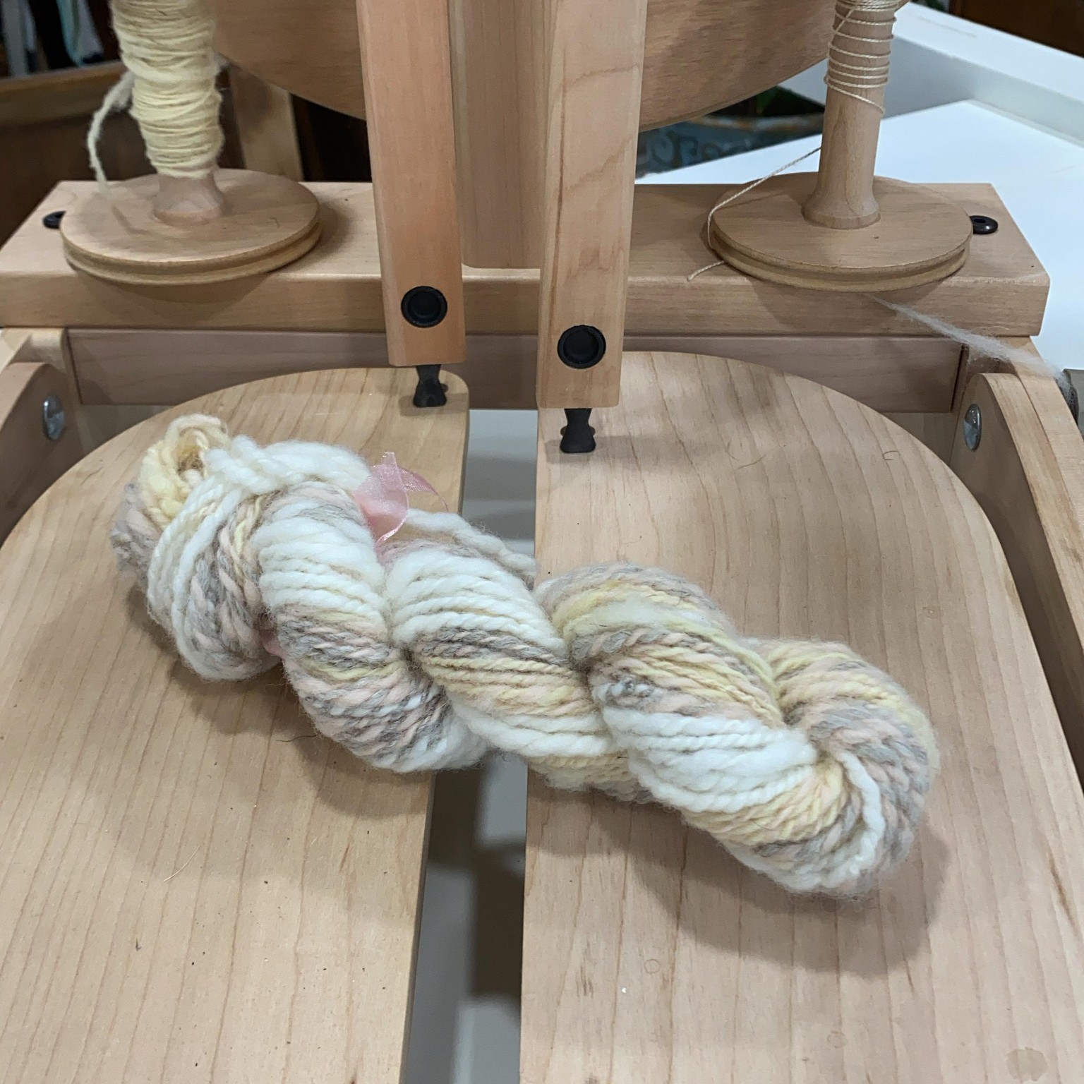 My first skein of yarn - image 4 - student project