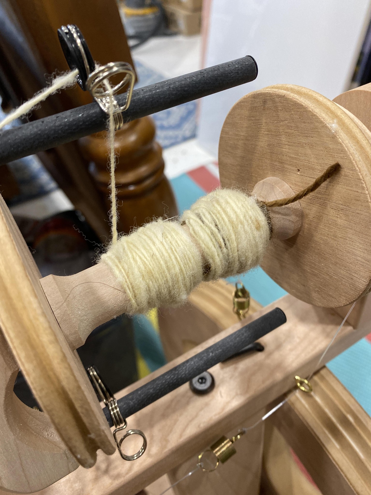 My first skein of yarn - image 5 - student project