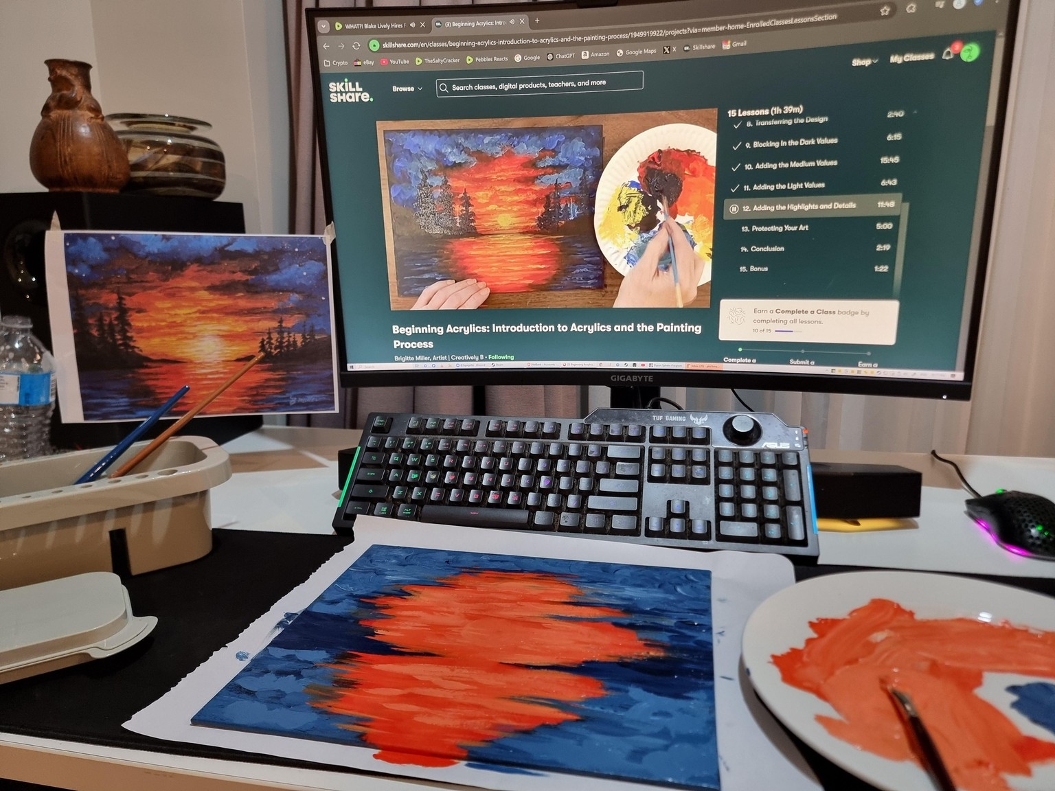 My third painting - image 2 - student project