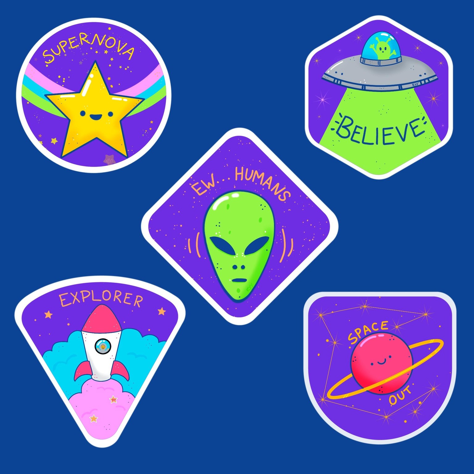My Space Stickers - image 1 - student project