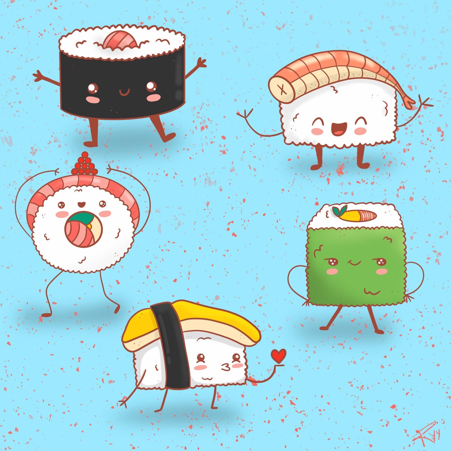 My Kawaii Sushi :) - image 1 - student project