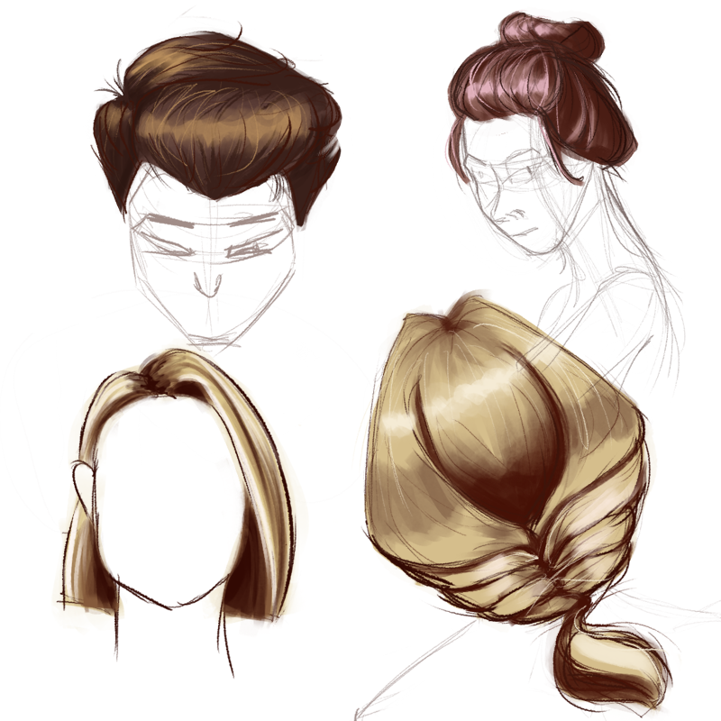Practice hairstyle - image 2 - student project