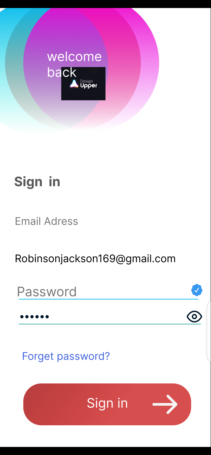 Sign in page - image 1 - student project