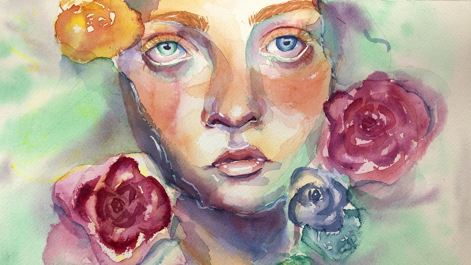 Watercolor Portraits - Teacher Project - image 1 - student project