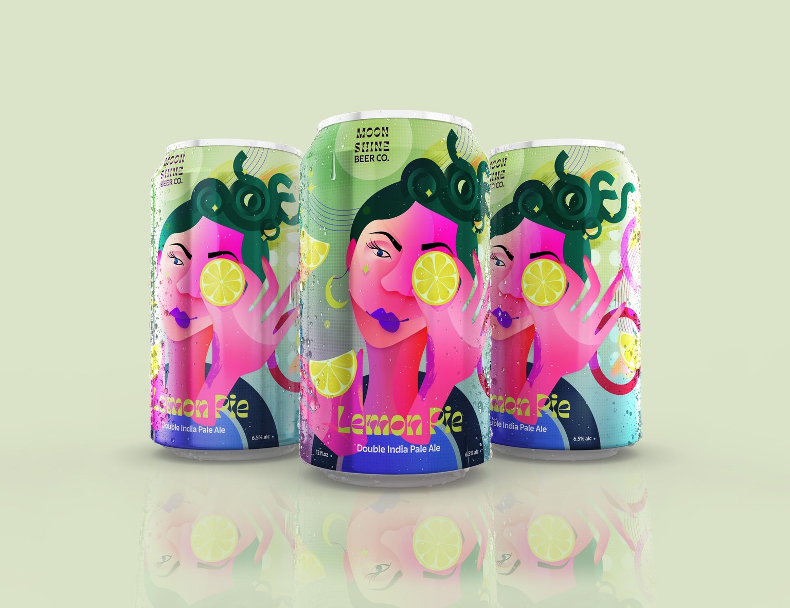 Moonshine beer cans - image 2 - student project