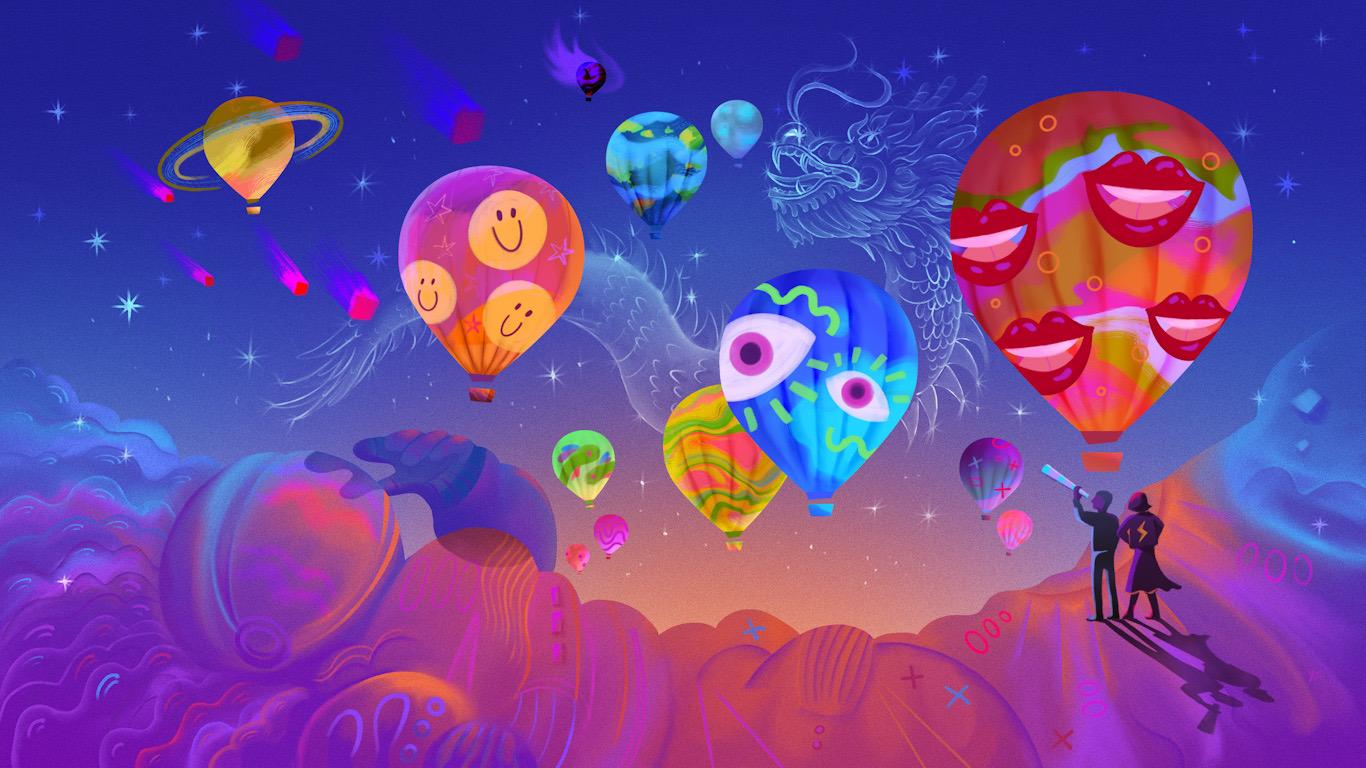Celestial Balloons - image 3 - student project