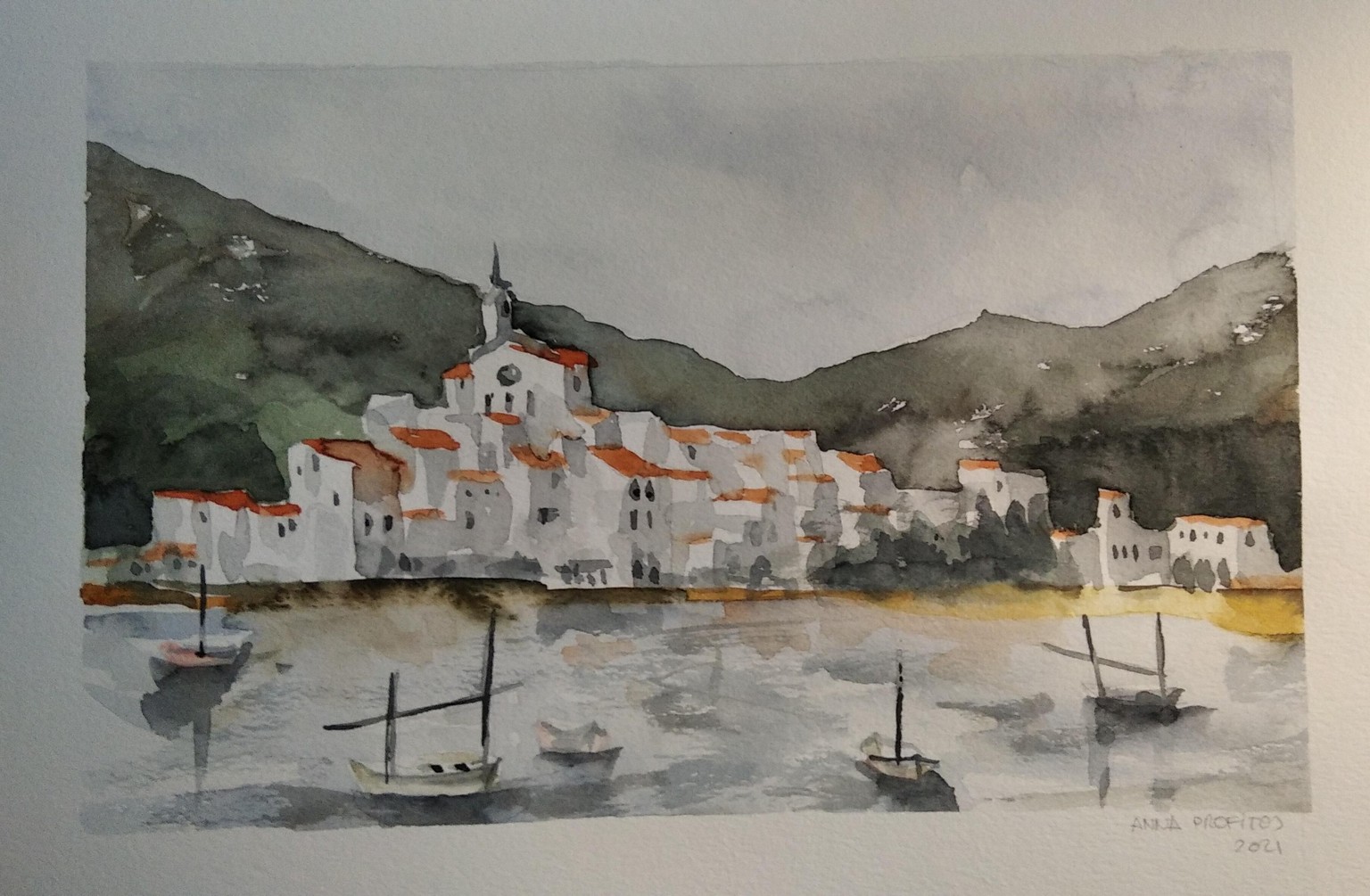 Watercolor beginner technique - image 3 - student project
