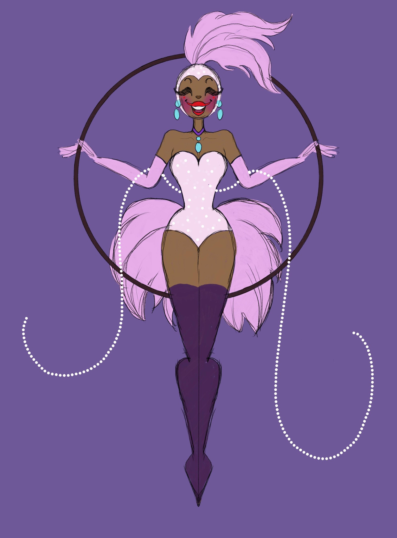 1920s/30s Josephine baker inspired sketch - image 1 - student project