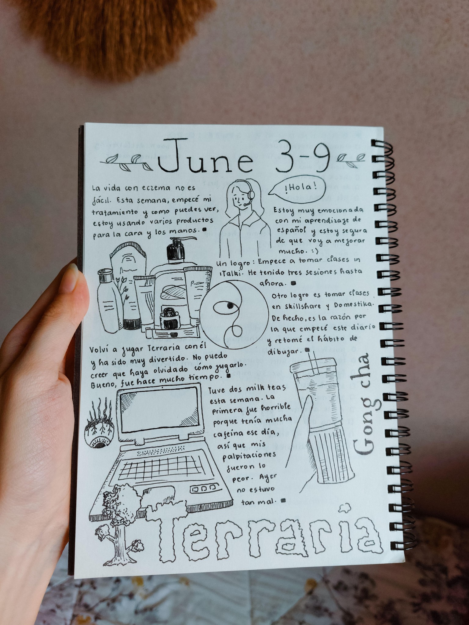 First week of June 2024, captured in ink - image 1 - student project