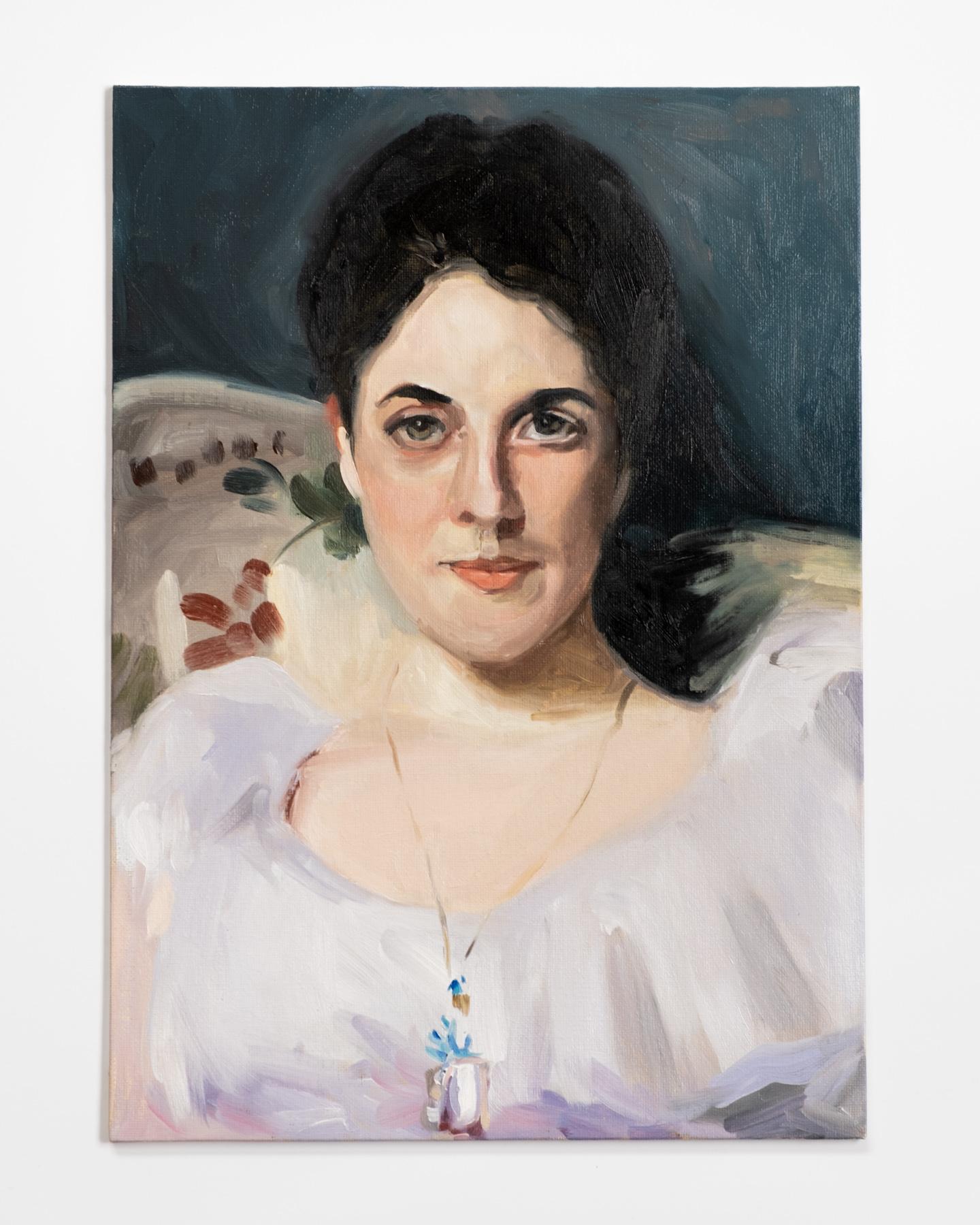 Portrait painting using the Zorn Palette - image 2 - student project