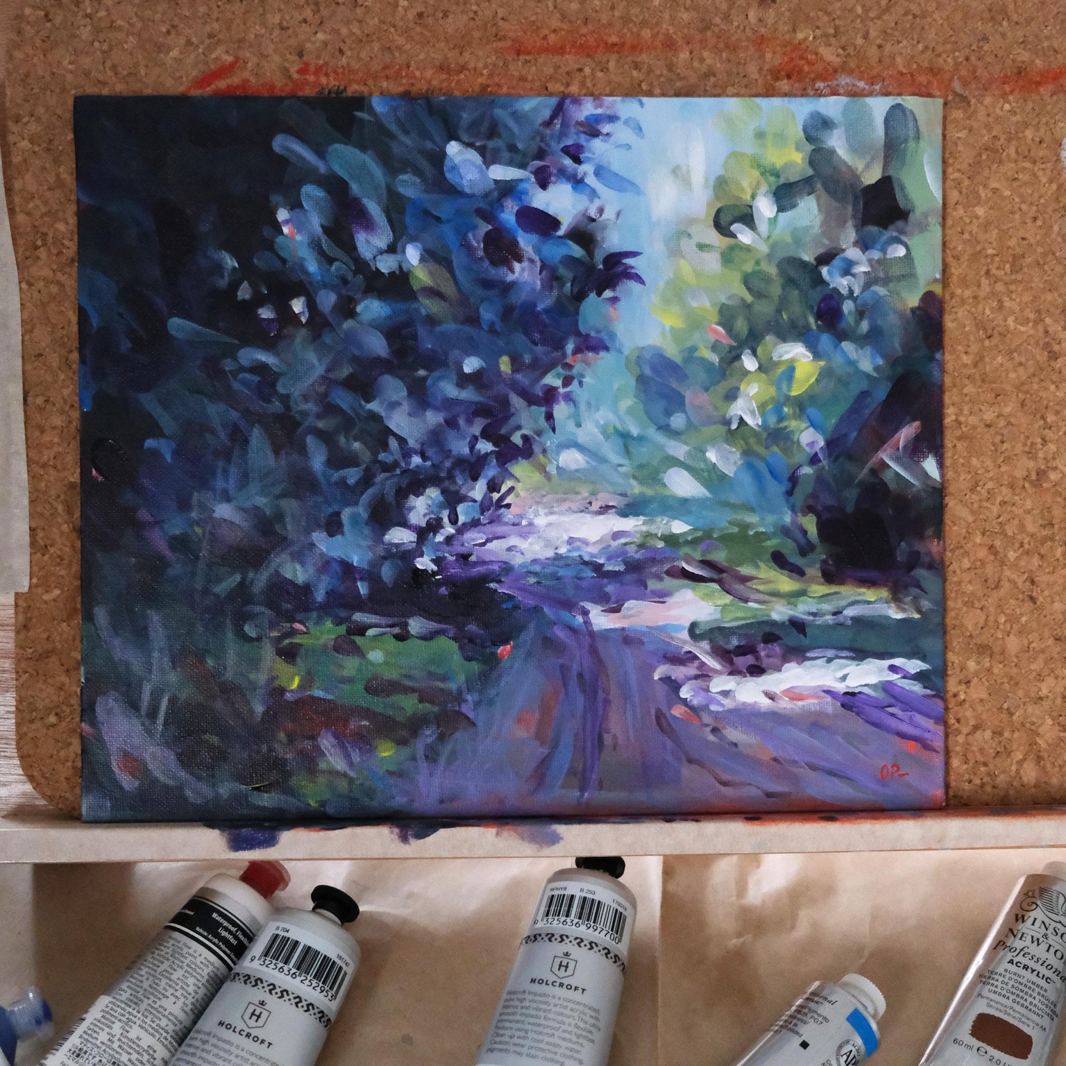 The Lane - Acrylic Painting - image 2 - student project
