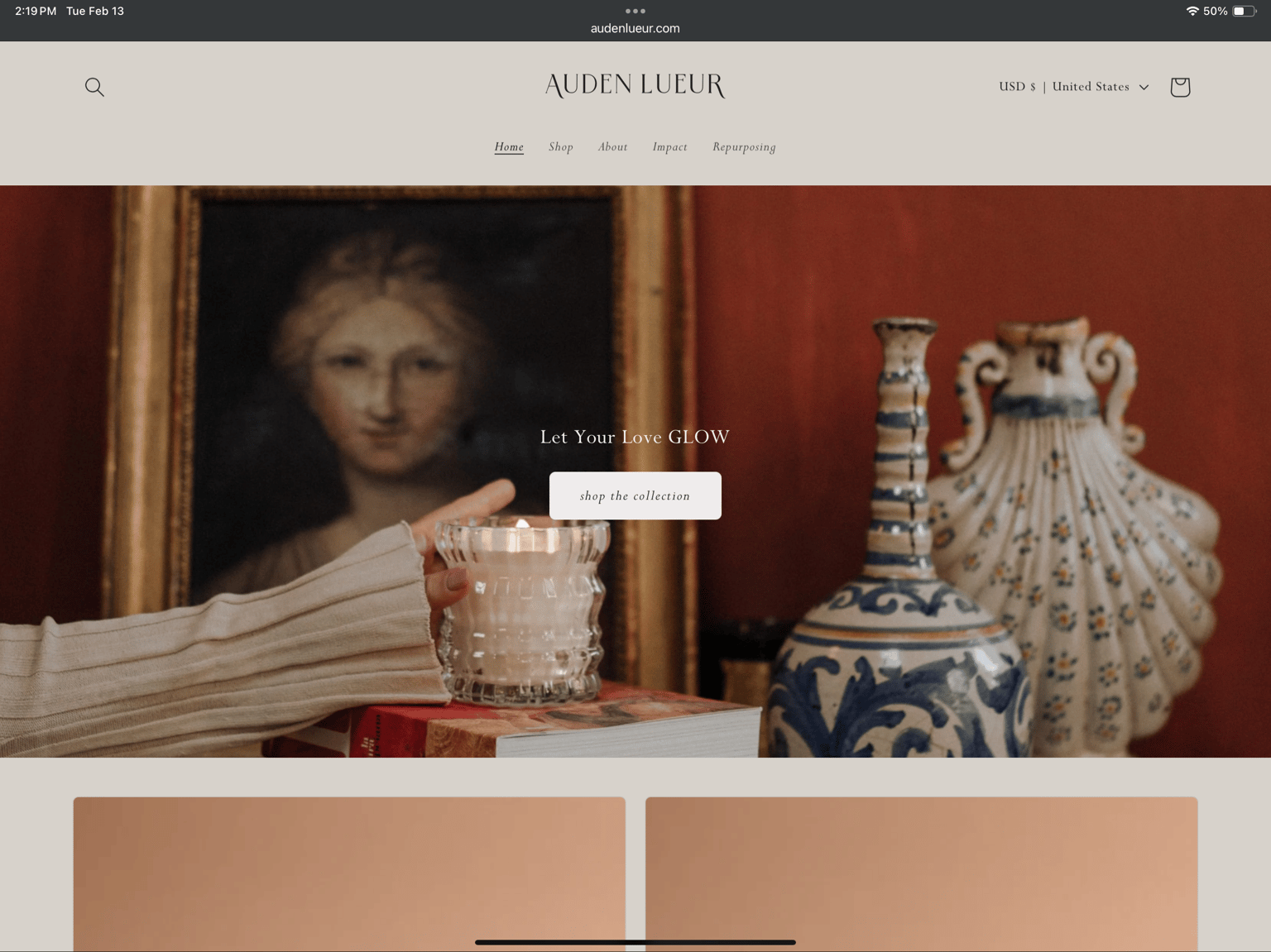 Website Inspiration Screenshot - image 1 - student project