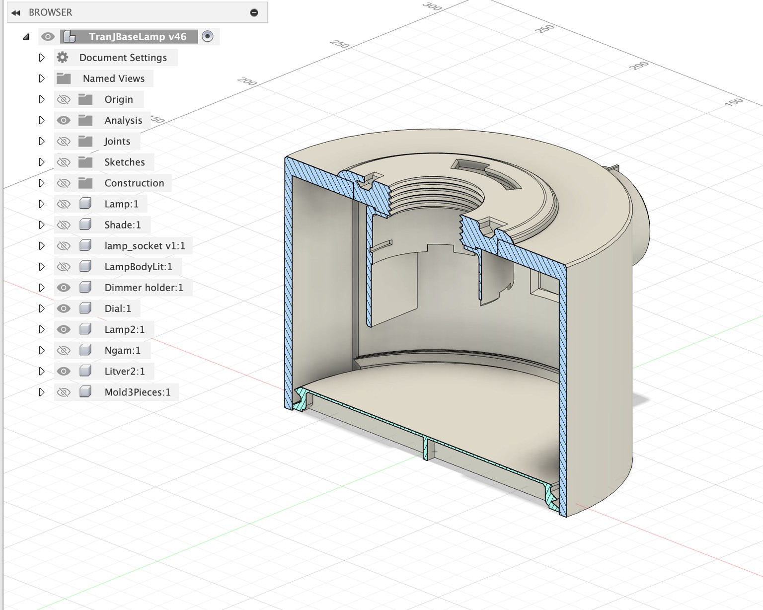 DeskLamp with potentialmeter Knob - image 1 - student project