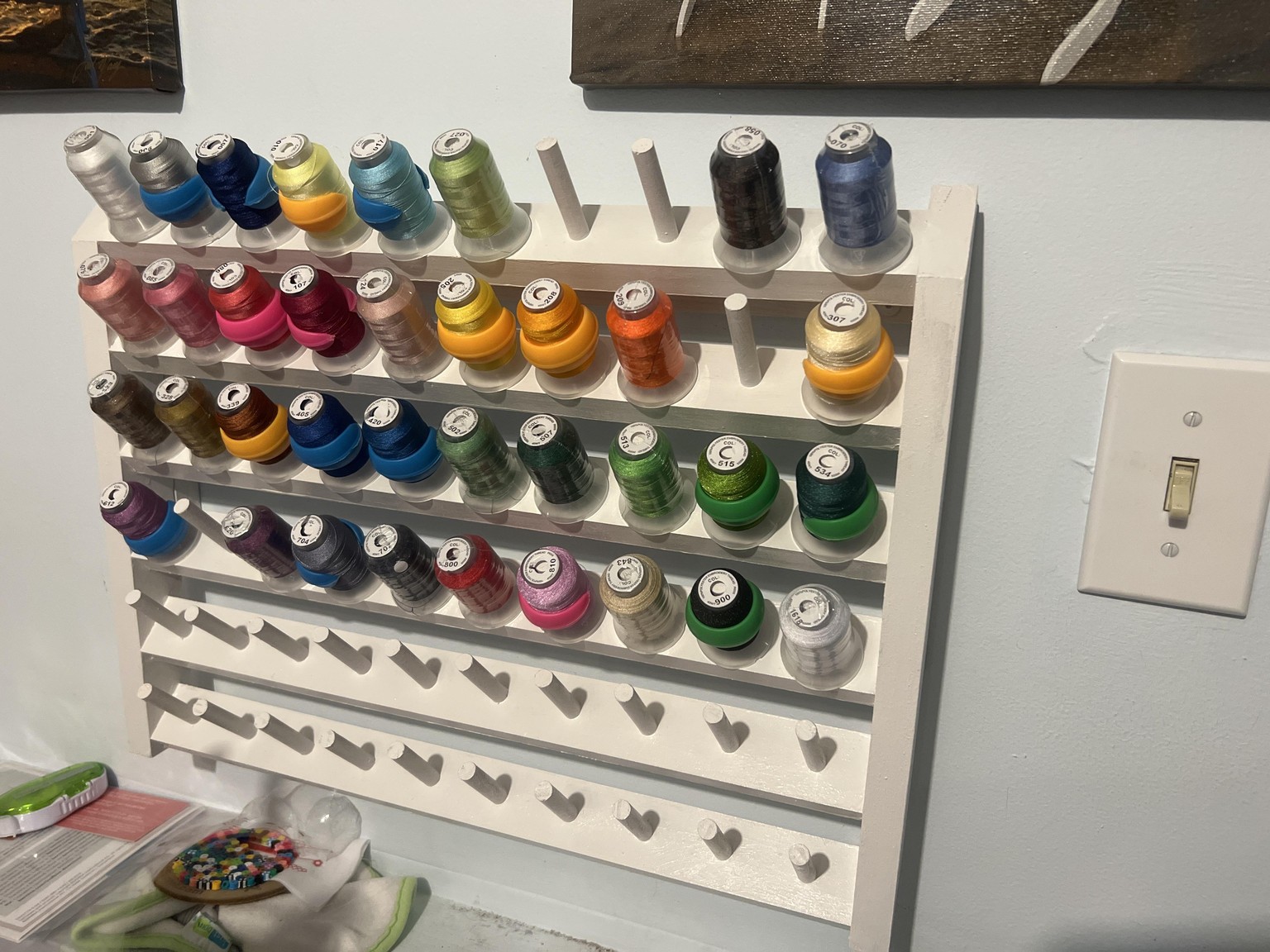 Embroidery Spool Holder - image 1 - student project