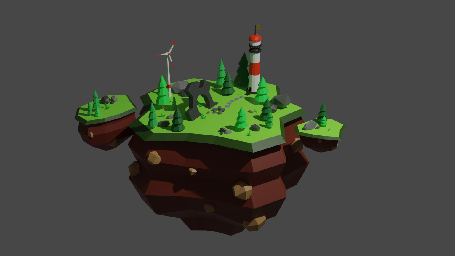 Flying island - image 2 - student project