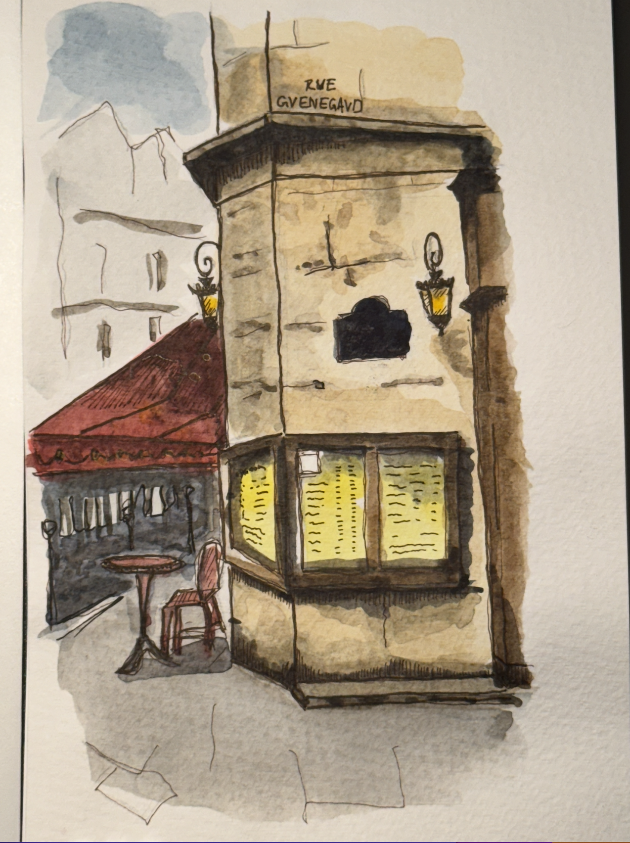 Urban Sketching Luxembourg & Montmartre - image 1 - student project