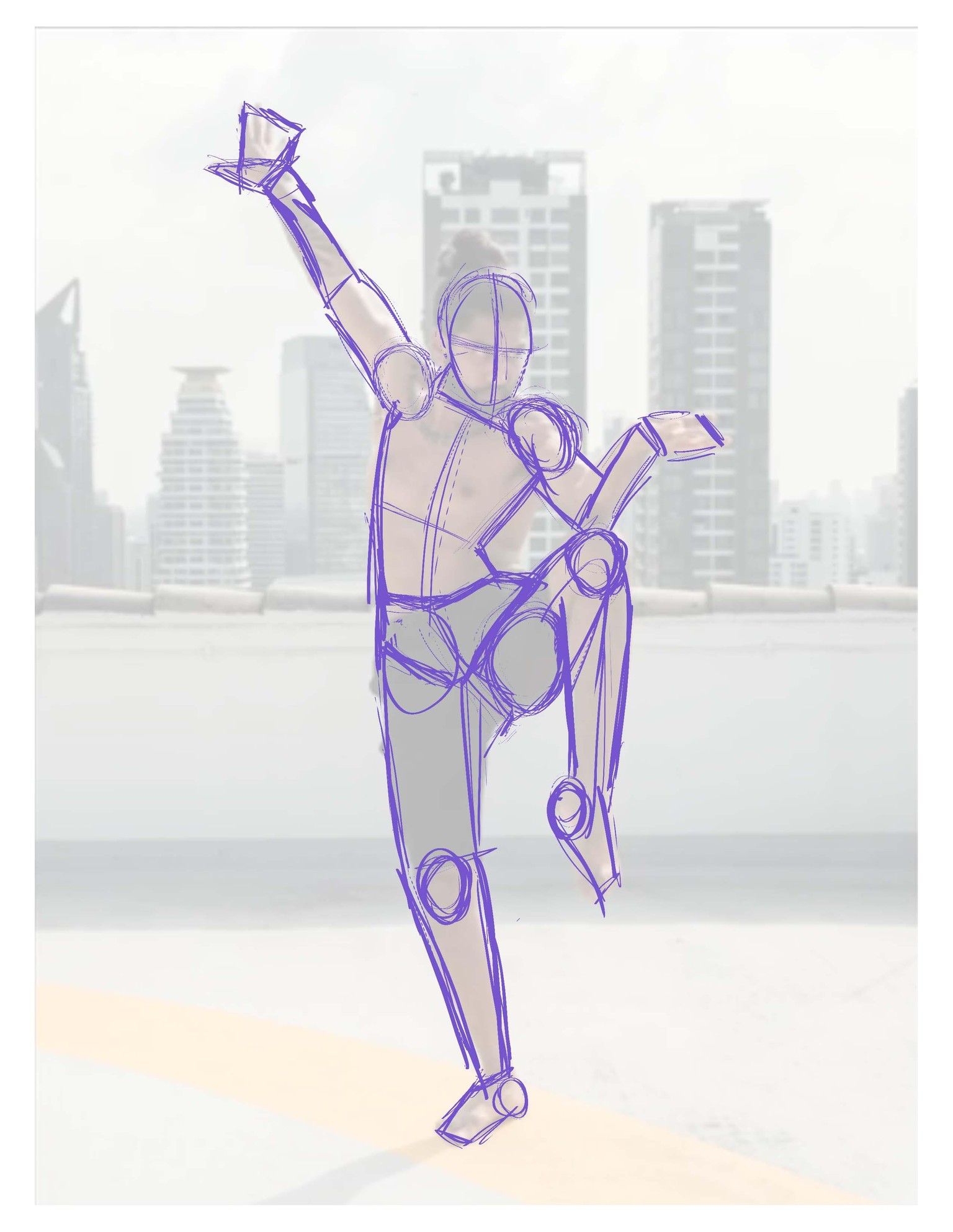 line of action, basic shapes - image 4 - student project
