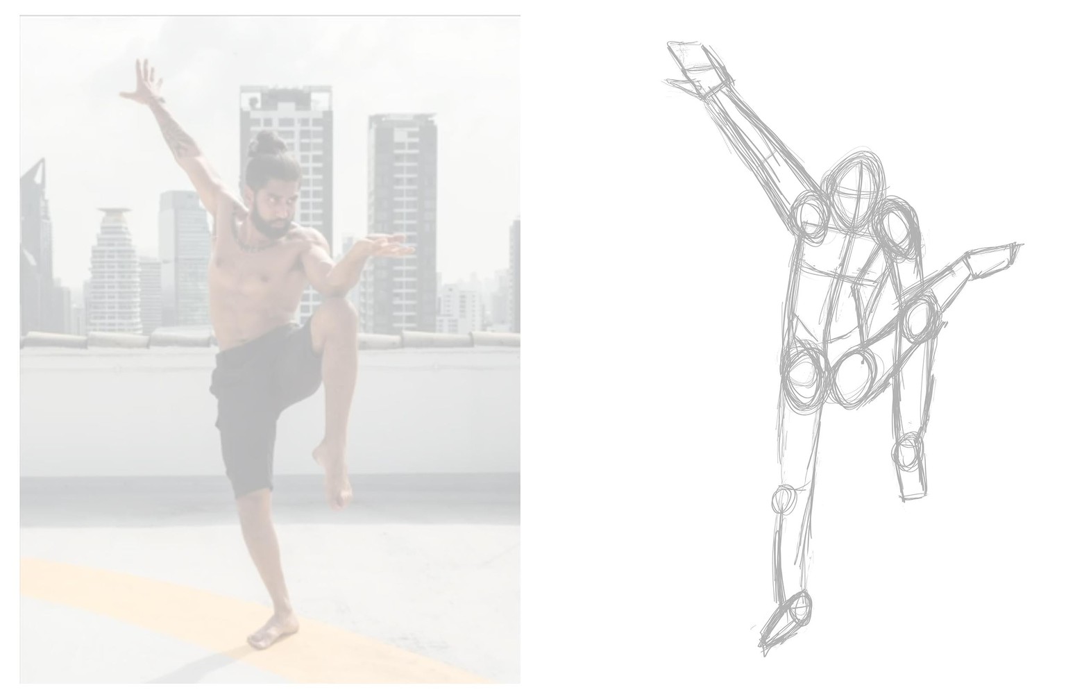 line of action, basic shapes - image 1 - student project