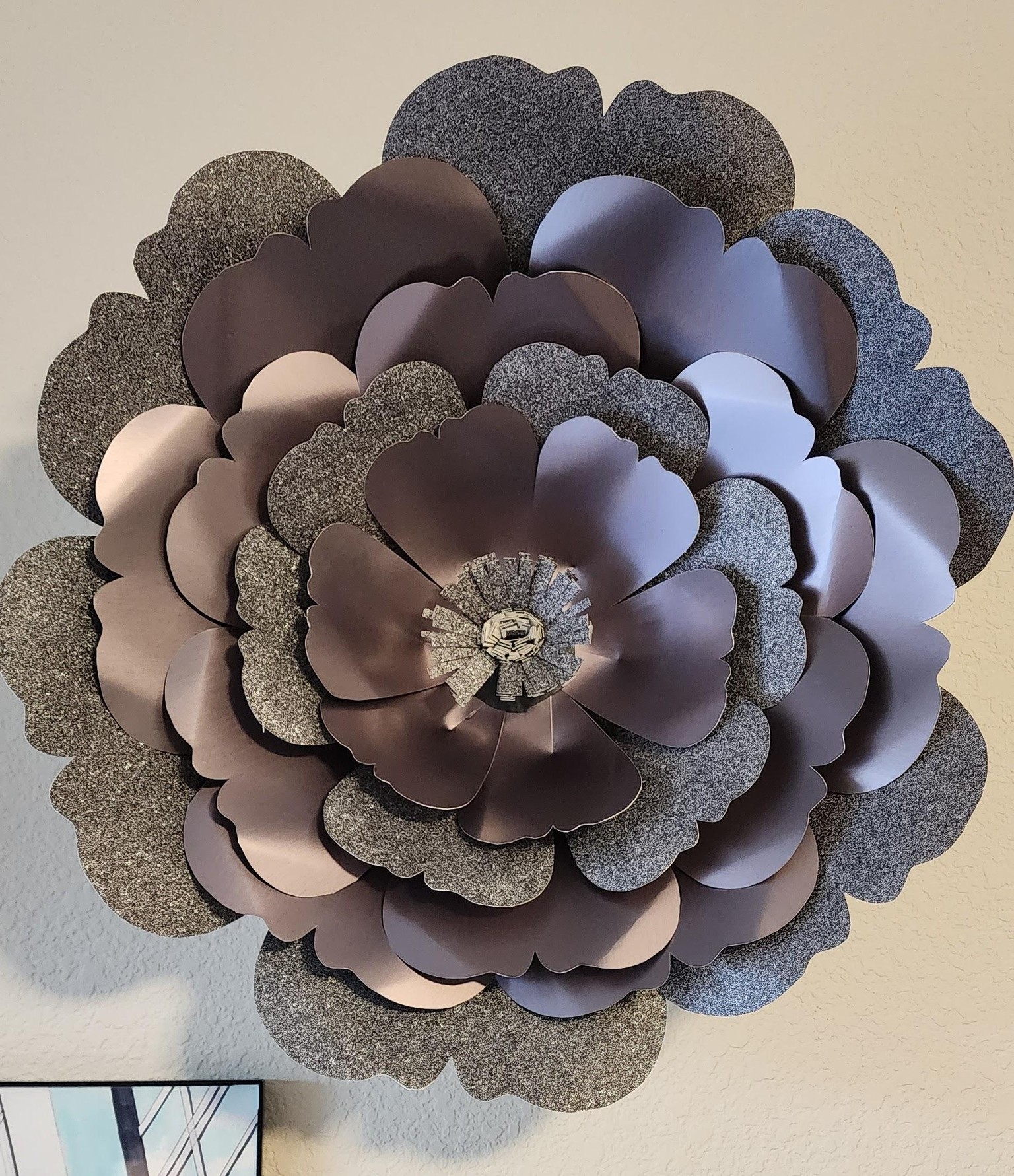 Shiny paper flower - image 1 - student project