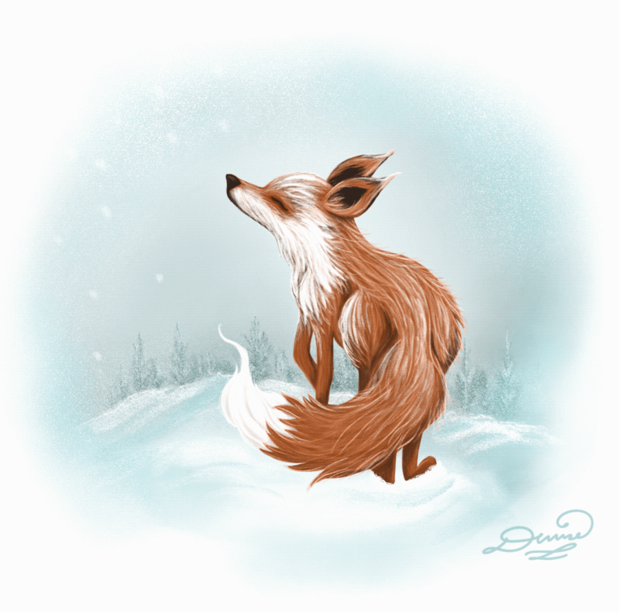 Wintery Fox - image 1 - student project