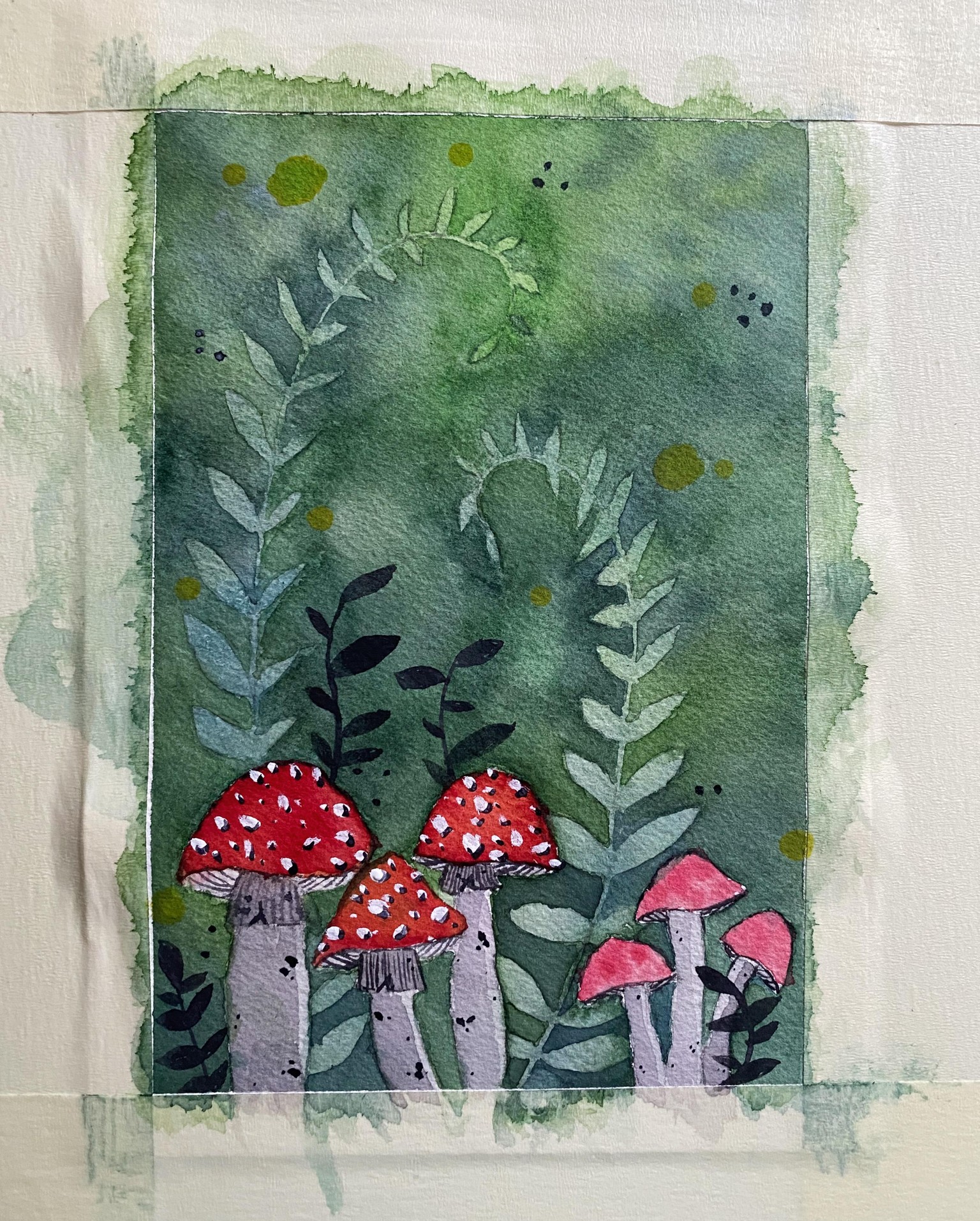 Woodland Watercolour Magic - image 1 - student project