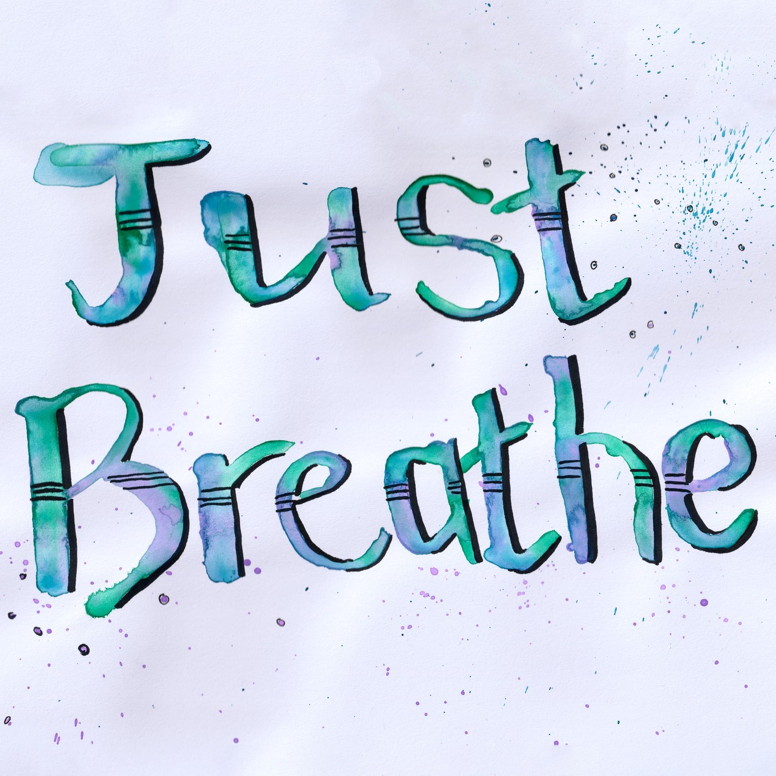Water Lettering - Wet On Wet Watercolor Posters For Your Wall - image 3 - student project