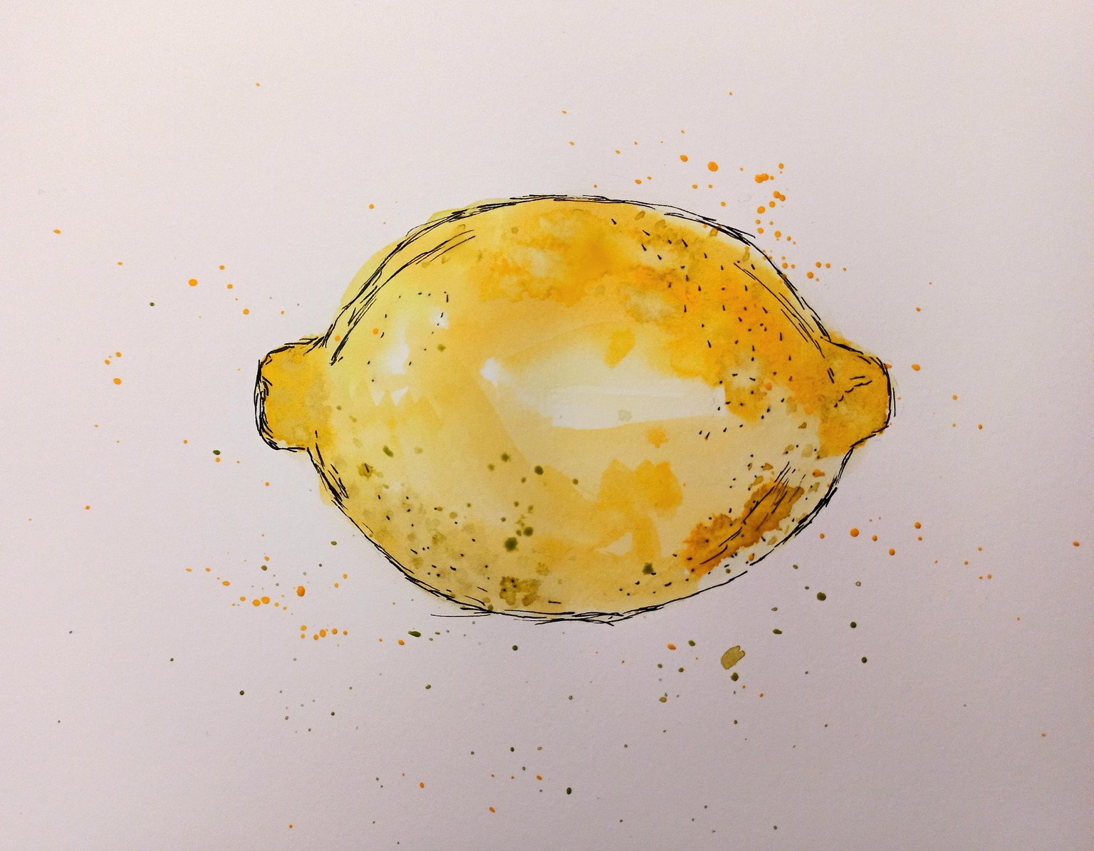 How to Paint Playful Watercolor Fruit! - image 2 - student project